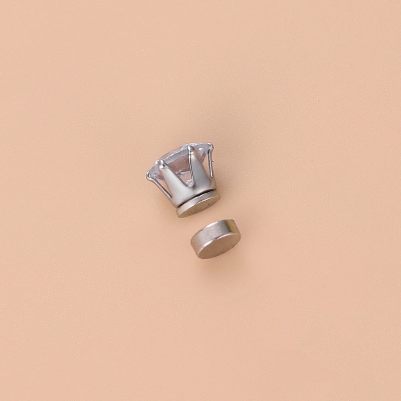 Surgical Steel Magnetic Clip-On Earrings - Silver Wrap Hoop Earrings for Women | No Piercing, Hypoallergenic | Perfect for Parties, Weddings & Everyday Wear