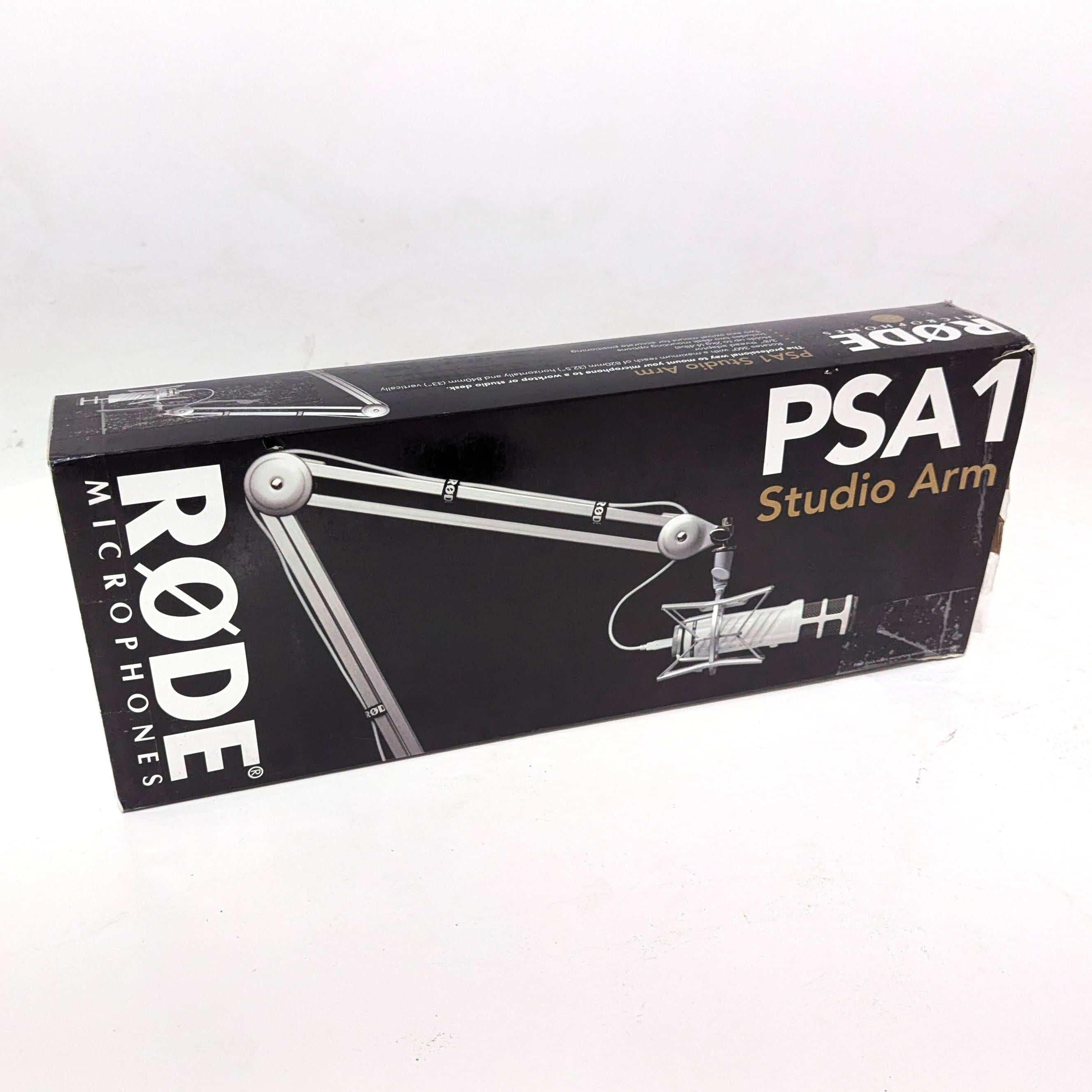 Rode PSA1 Studio Boom Arm - Professional Broadcast Microphone Stand for Podcasting, Streaming & Voice Recording | Perfect for Home Studios & Radio Stations