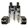Bonzer Heavy Duty Wheel Bracket - Premium Replacement Part for Carts, Trailers & Mobility Equipment | Durable Steel Construction for Smooth Rolling Performance