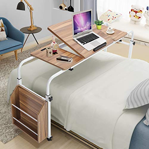 Adjustable Overbed Table with Wheels - 47.2
