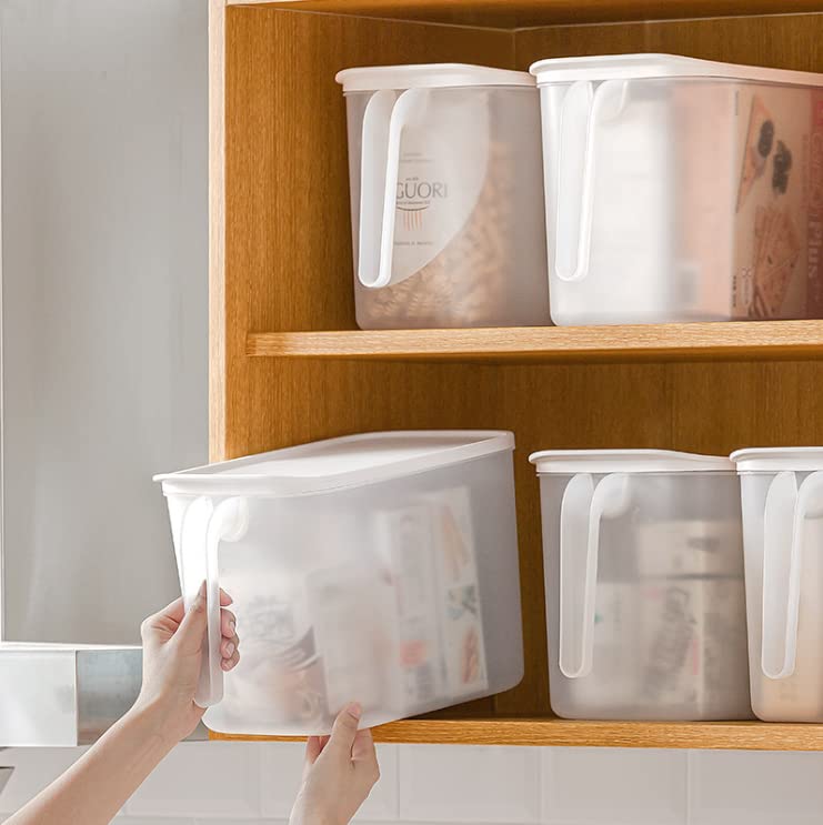 TABYIK Storage Cabinet - Organize Food Pantry, Kitchen & Bathroom with Adjustable Shelves - Perfect for Home, Office & Dorm Organization