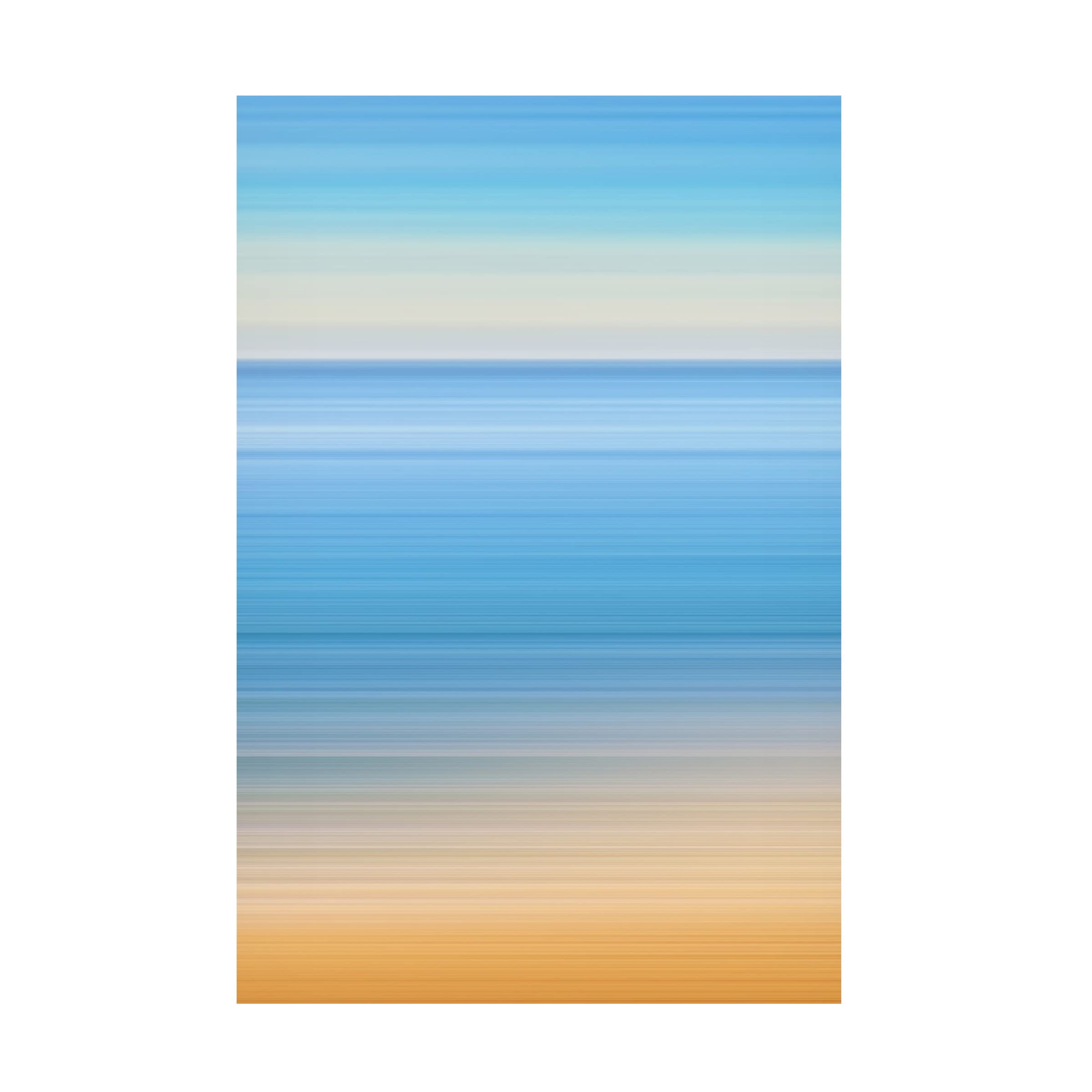 Trademark Fine Art 'Seaside Abstractions 3' Canvas Wall Art by Beata Czyzowska Young - Modern Coastal Painting for Living Room, Bedroom & Office Decor