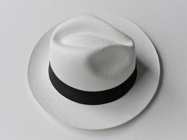 Premium Panama Fedora Hat in Ivory - Classic Straw Sun Hat for Men & Women - Perfect for Beach, Summer Outfits, and Outdoor Events
