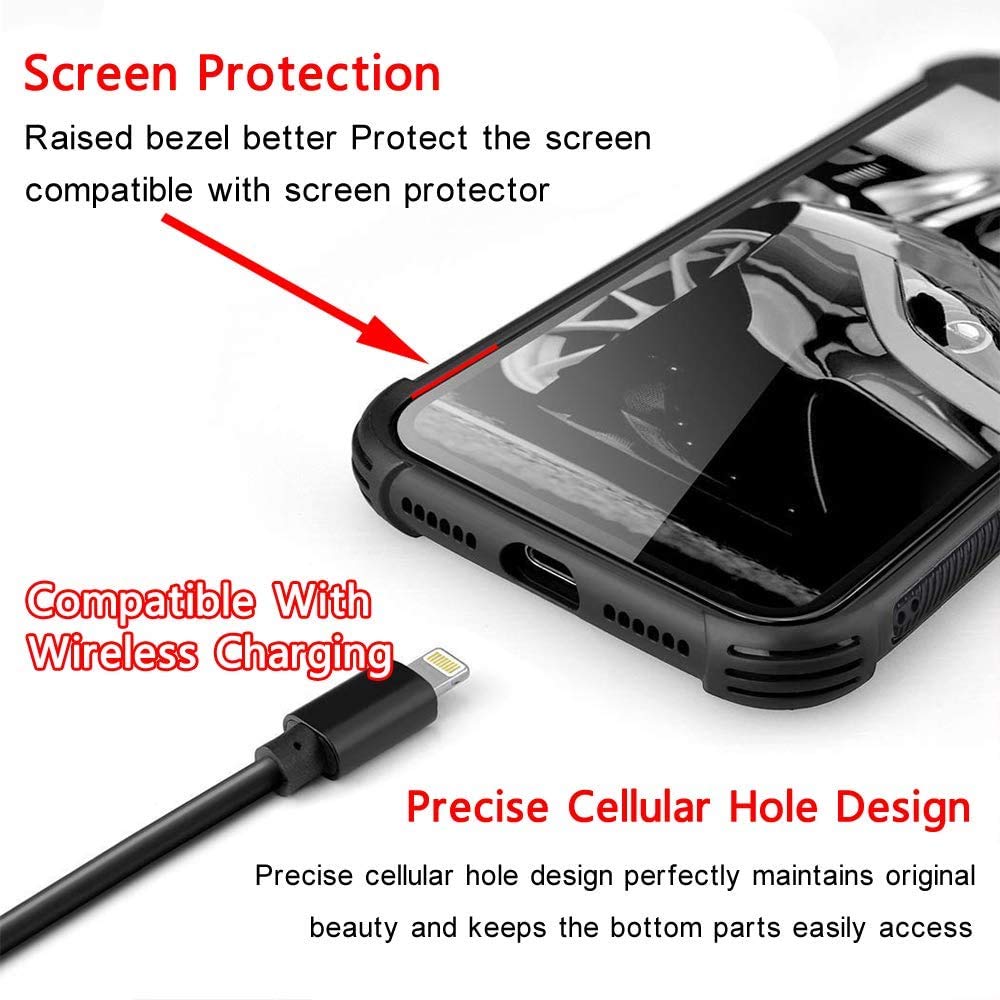 Victorian Gothic Lace Skull iPhone 12 Mini Case - Tempered Glass Back & Soft Silicone TPU Shockproof Protective Cover | Perfect for Gothic Fashion Lovers & Halloween Costume Accessories