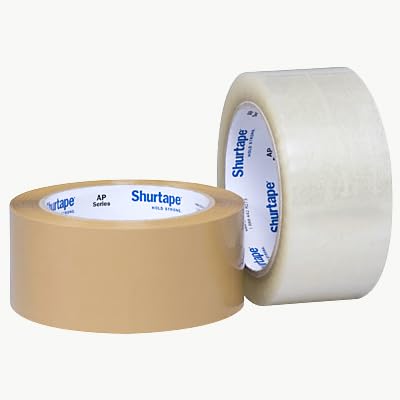 Shurtape AP-101/CLR2110 Clear General Purpose Packaging Tape - 2 Inch x 110 Yards - Strong Adhesive for Shipping, Sealing Boxes & Mailing - Ideal for Home, Office & Warehouse Use