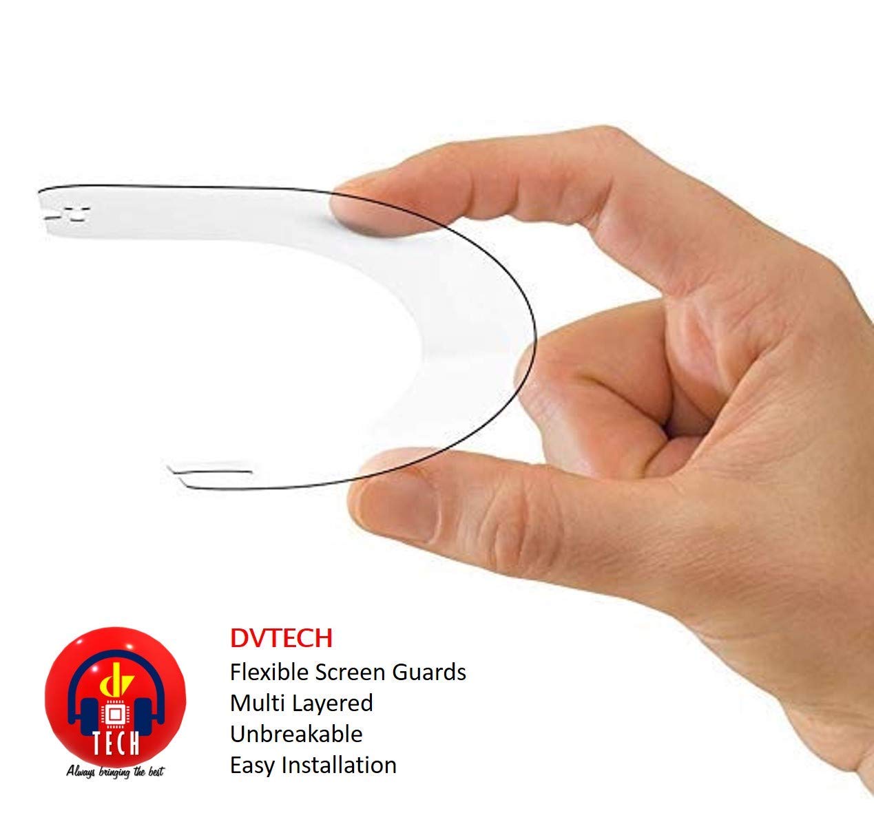 DVTECH Ultra Clear Screen Protector for Samsung Galaxy S10 Plus - HD Film (Not Tempered Glass) | Perfect for Everyday Use, Work & Outdoor Activities