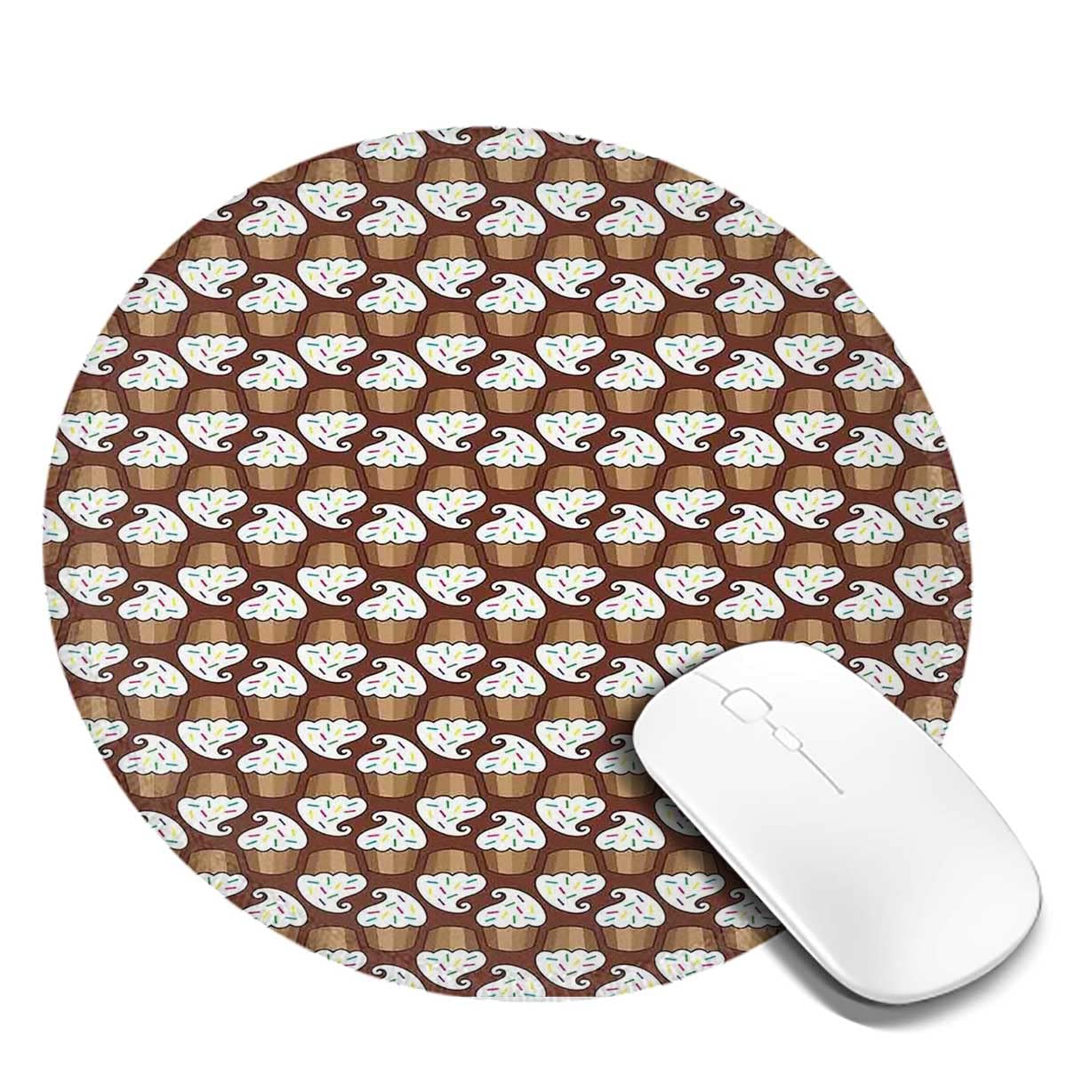 Premium Non-Slip Round Mouse Pad Set (2-Pack) - 7.9