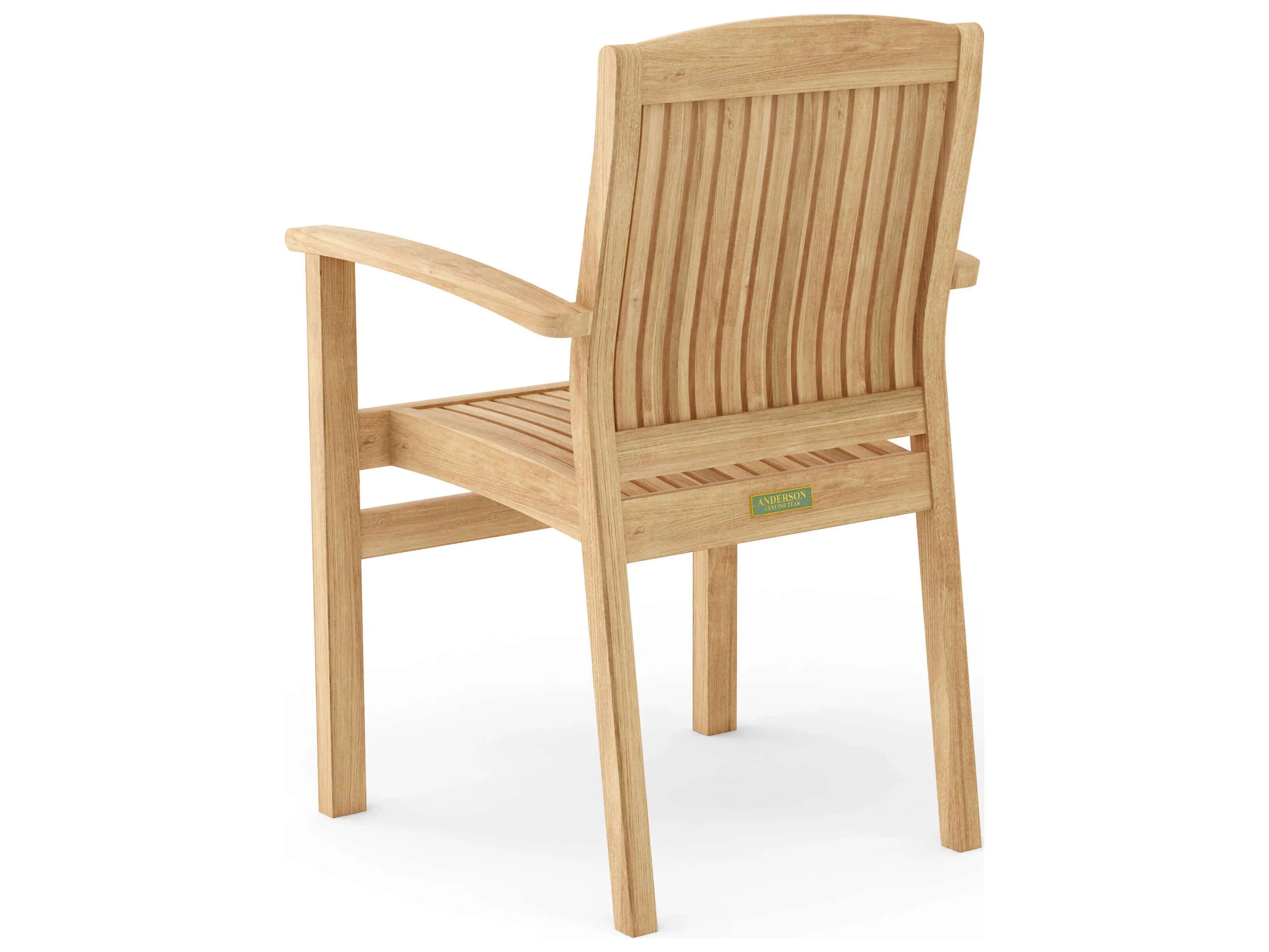 Anderson Teak 5-Piece Outdoor Bistro Table and Chairs Set - Weather-Resistant Patio Dining Furniture for Garden, Deck, Poolside & Backyard (SET 21)