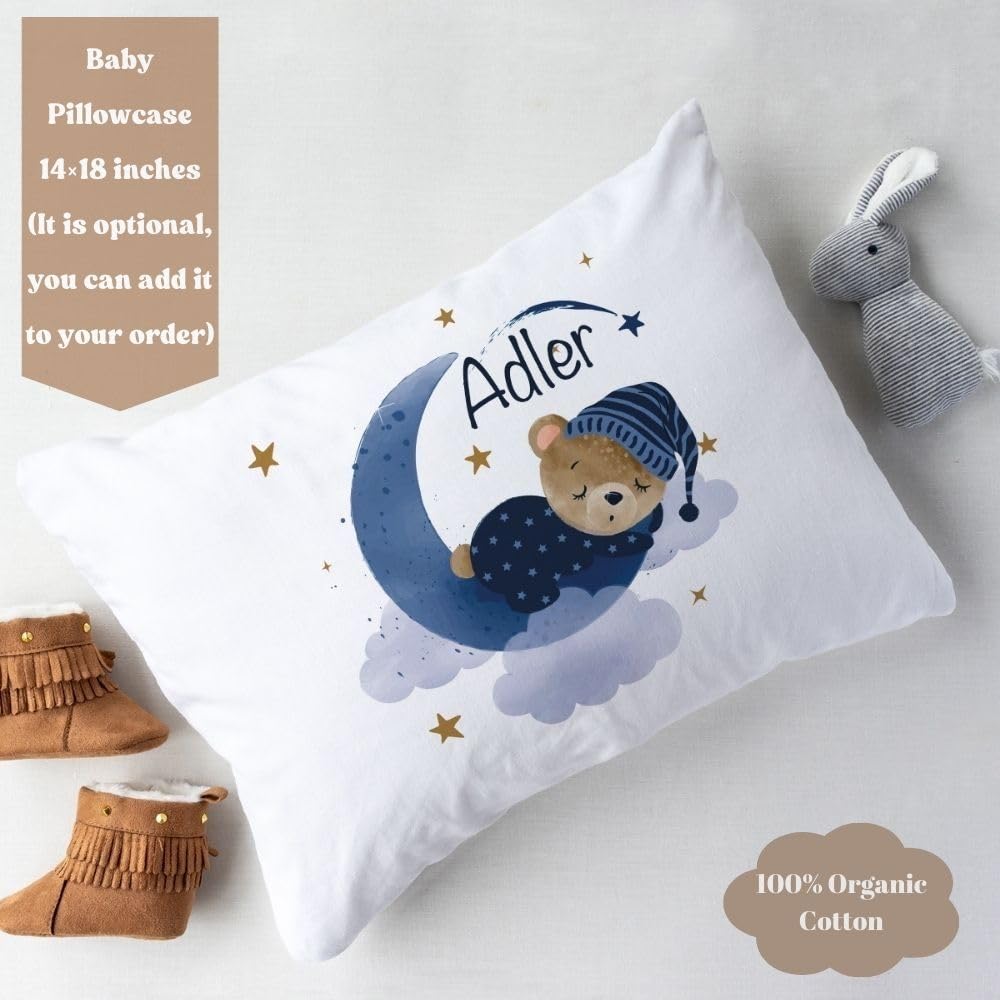 Lilabio Baby 100% Organic Cotton Personalized Newborn Coming Home Outfit Set - 10-Piece Hospital Essentials for Boys & Girls | Custom Baby Shower Gift & Newborn Clothing Set | Perfect for First Photos, Special Occasions & Baby's First Trip Home
