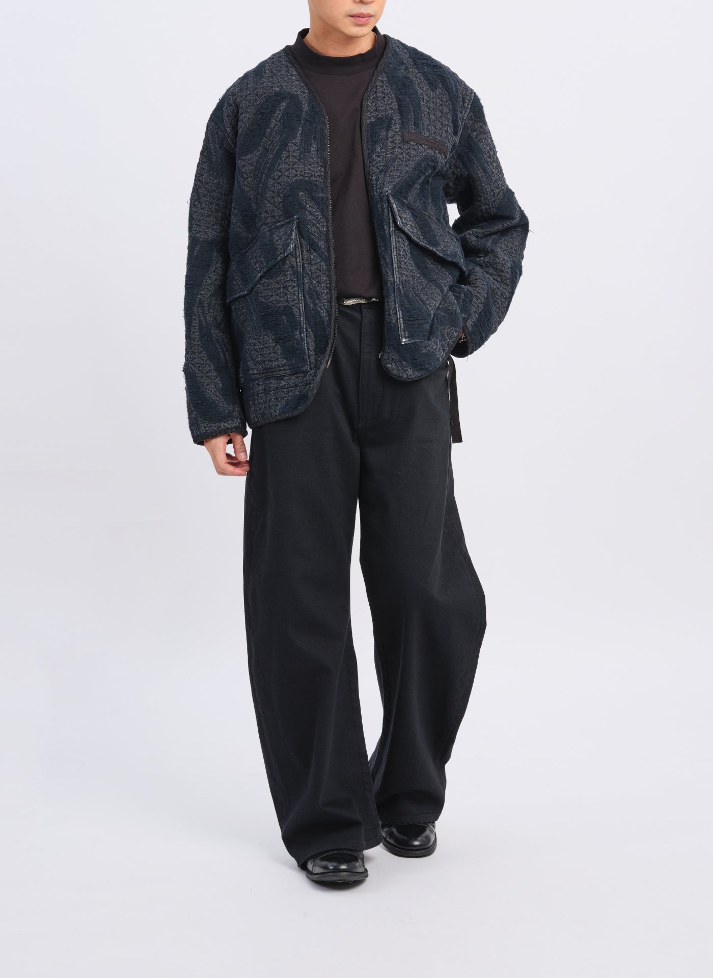 Premium Cotton Polyester Jacquard Paisley M65 Jacket Liner - Warm & Stylish Inner Layer for Military Style Coats | Perfect for Outdoor Activities, Hunting, and Cold Weather Fashion
