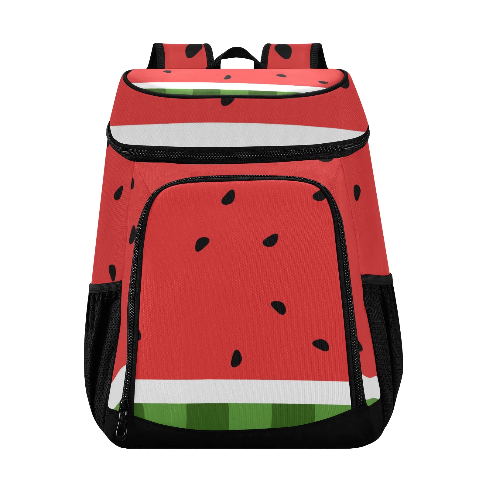 Watermelon Seeds Cooler Backpack - Insulated Leak-Proof Lunch Bag for 36 Cans | Portable Cooler for Beach, Picnic, Shopping, Camping, Hiking & Park Trips | Perfect for Outdoor Adventures & Summer Activities