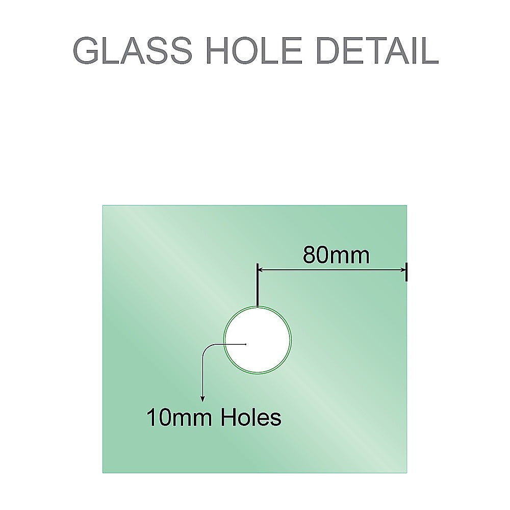 120cm Frameless Shower Screen with Gold Channel & Stainless Steel Hinges - Round Knob Handle for Modern Bathroom - Perfect for Wall to Wall Installation in Home or Hotel Bathrooms