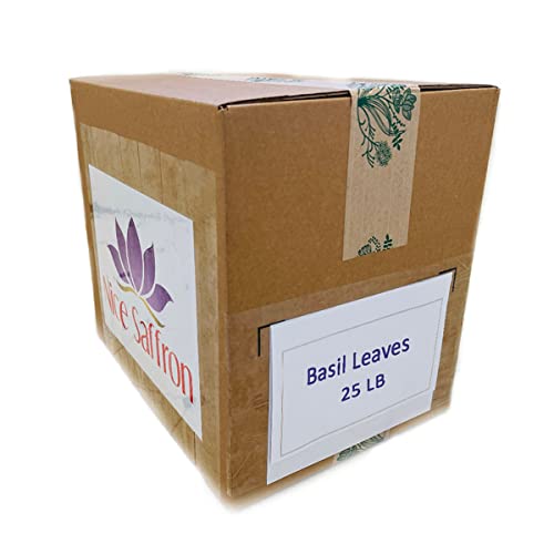 Premium Bulk Basil Leaves for Cooking - Dried Herbs & Seasonings - Ideal for Pasta, Pizza, Soups & Italian Dishes