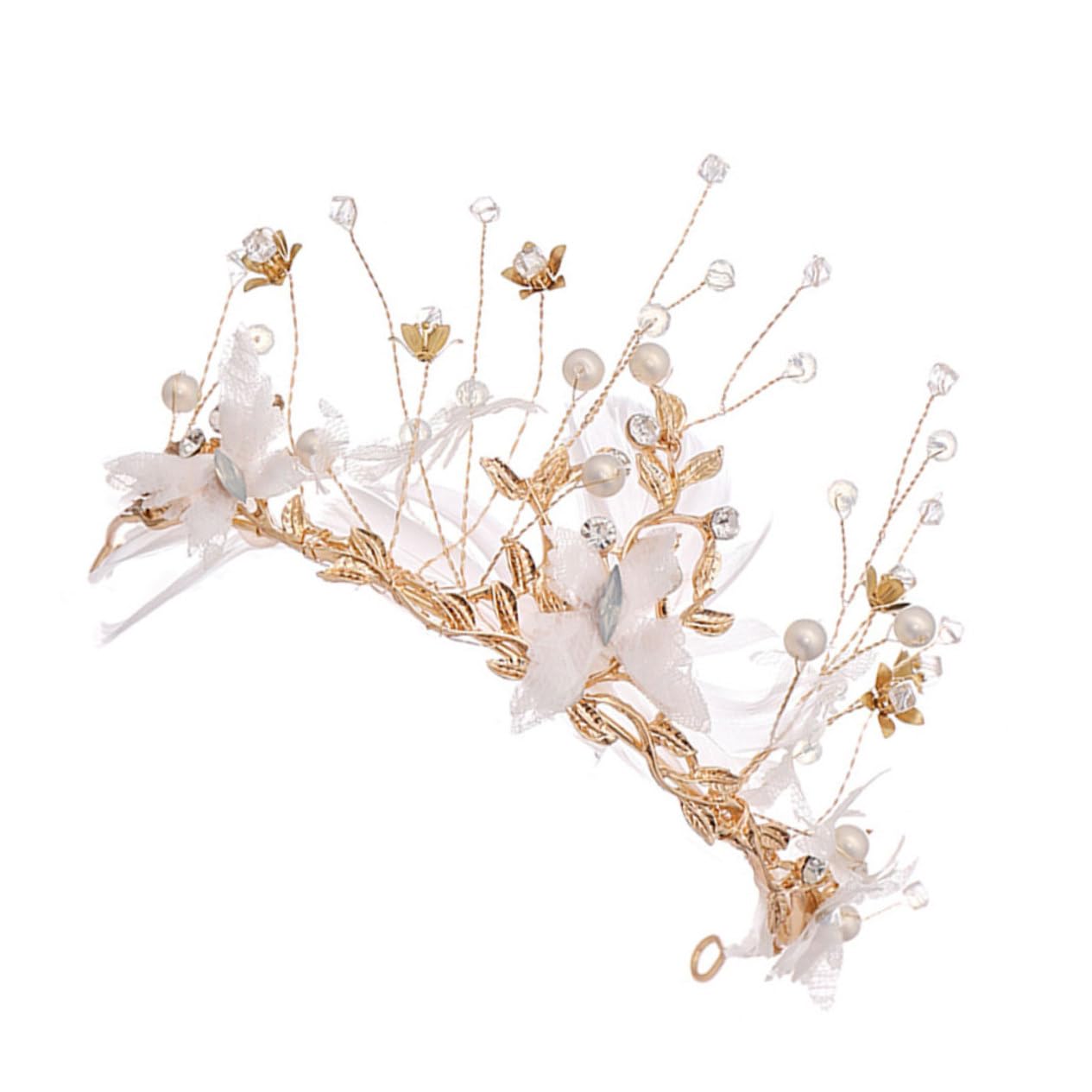 FRCOLOR Bridal Tiara - Sparkling Fairy Crown for Wedding Bride | Elegant Hair Accessory for Bridal Shower, Prom & Special Occasions