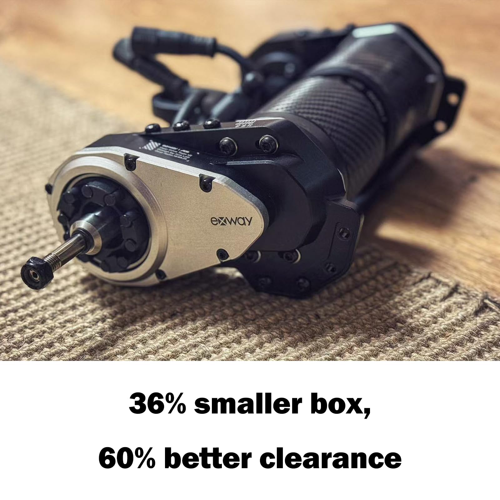 Exway Atlas & Atlas Pro All-Terrain Electric Skateboard - 35MPH Top Speed, 24 Mile Range Off-Road Mountain Board with Optional AUXPack Battery | Professional Adult Electric Longboard for Commuting, Trail Riding & Outdoor Adventures
