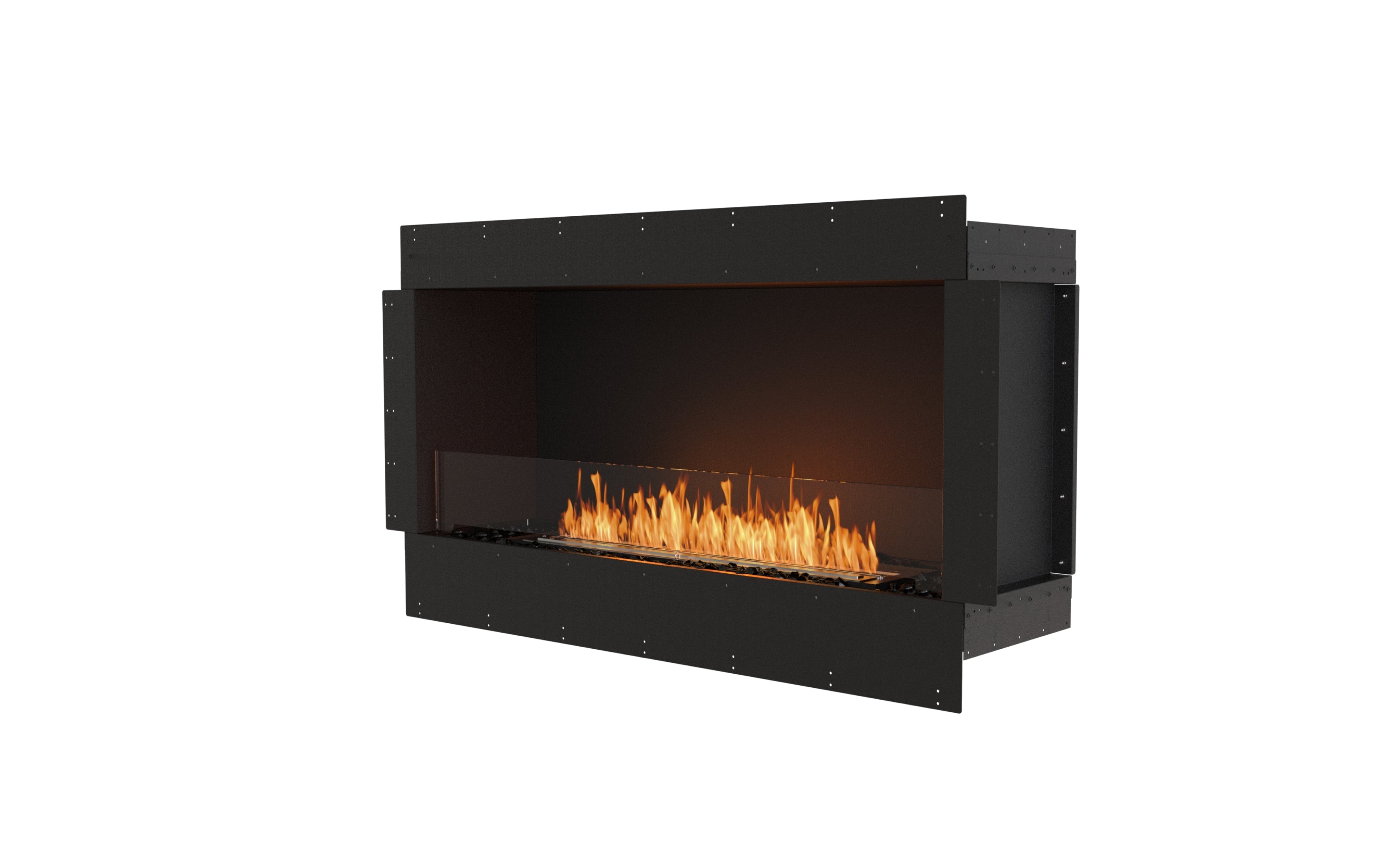 EcoSmart Fire Flex 50SS Single Sided Fireplace Insert - Energy Efficient Electric Fireplace Heater for Home, Living Room & Bedroom - Realistic Flame Effect with Adjustable Thermostat