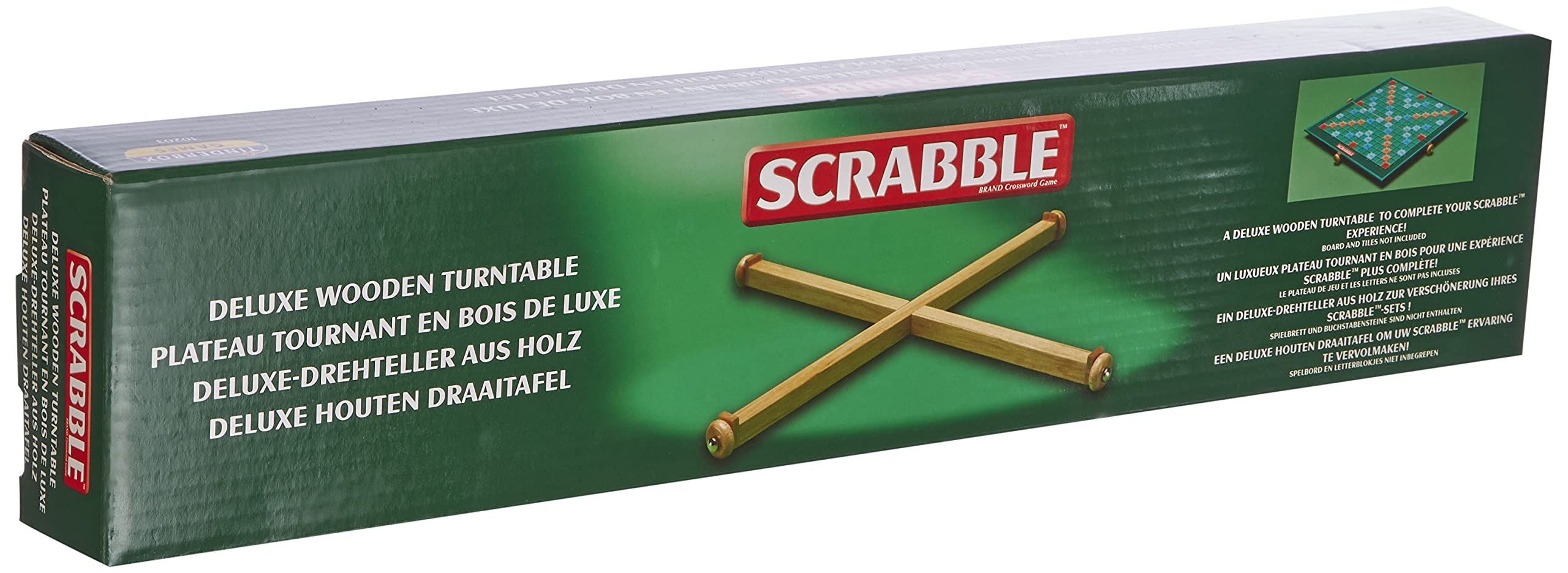 Premium Scrabble Turntable - 360° Rotating Game Board Accessory for Scrabble & Word Games | Perfect for Family Game Nights, Parties & Competitive Play