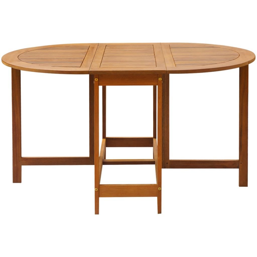 Solid Acacia Wood Outdoor Dining Table 51.1
