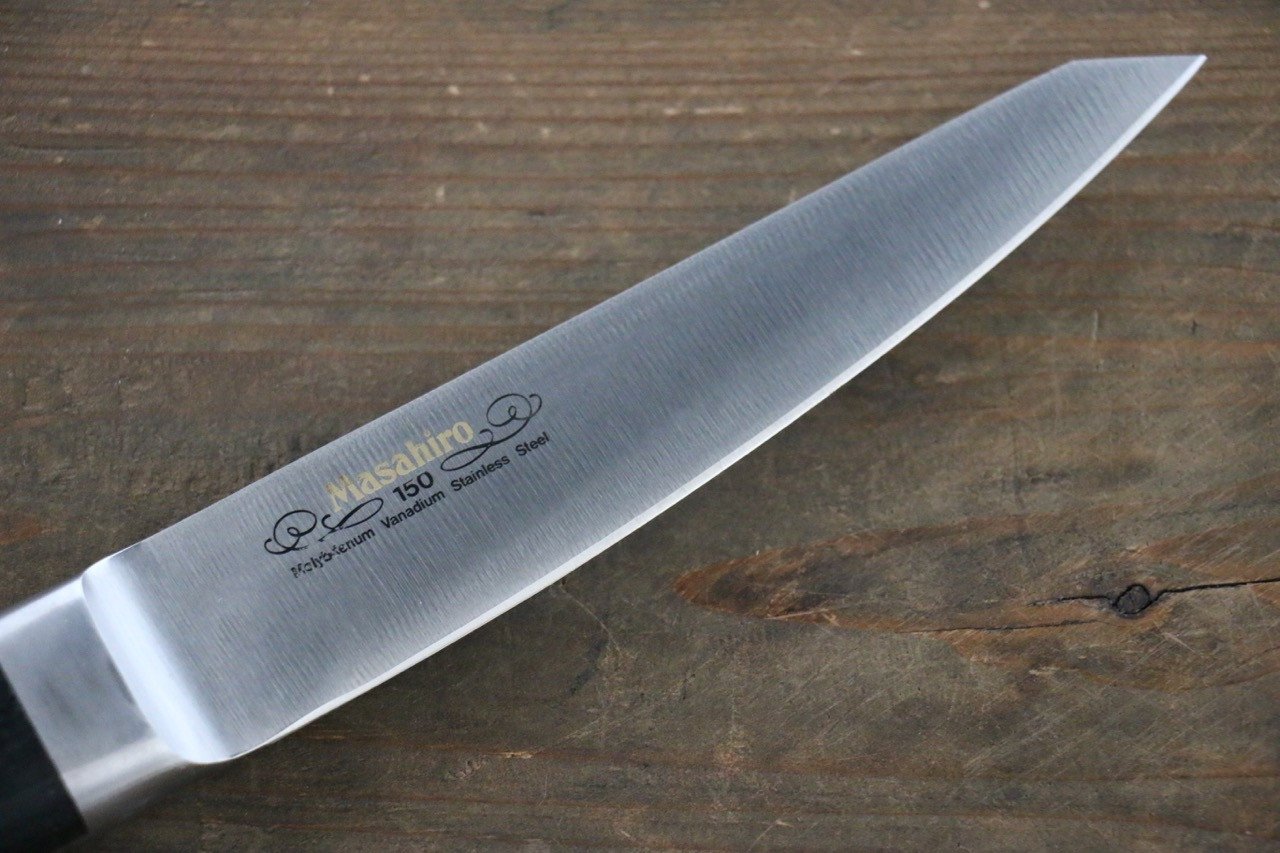 Masahiro Molybdenum Honesuki Boning Knife 150mm - Professional Japanese Kitchen Knife for Poultry & Meat Deboning, Perfect for Chefs & Home Cooks