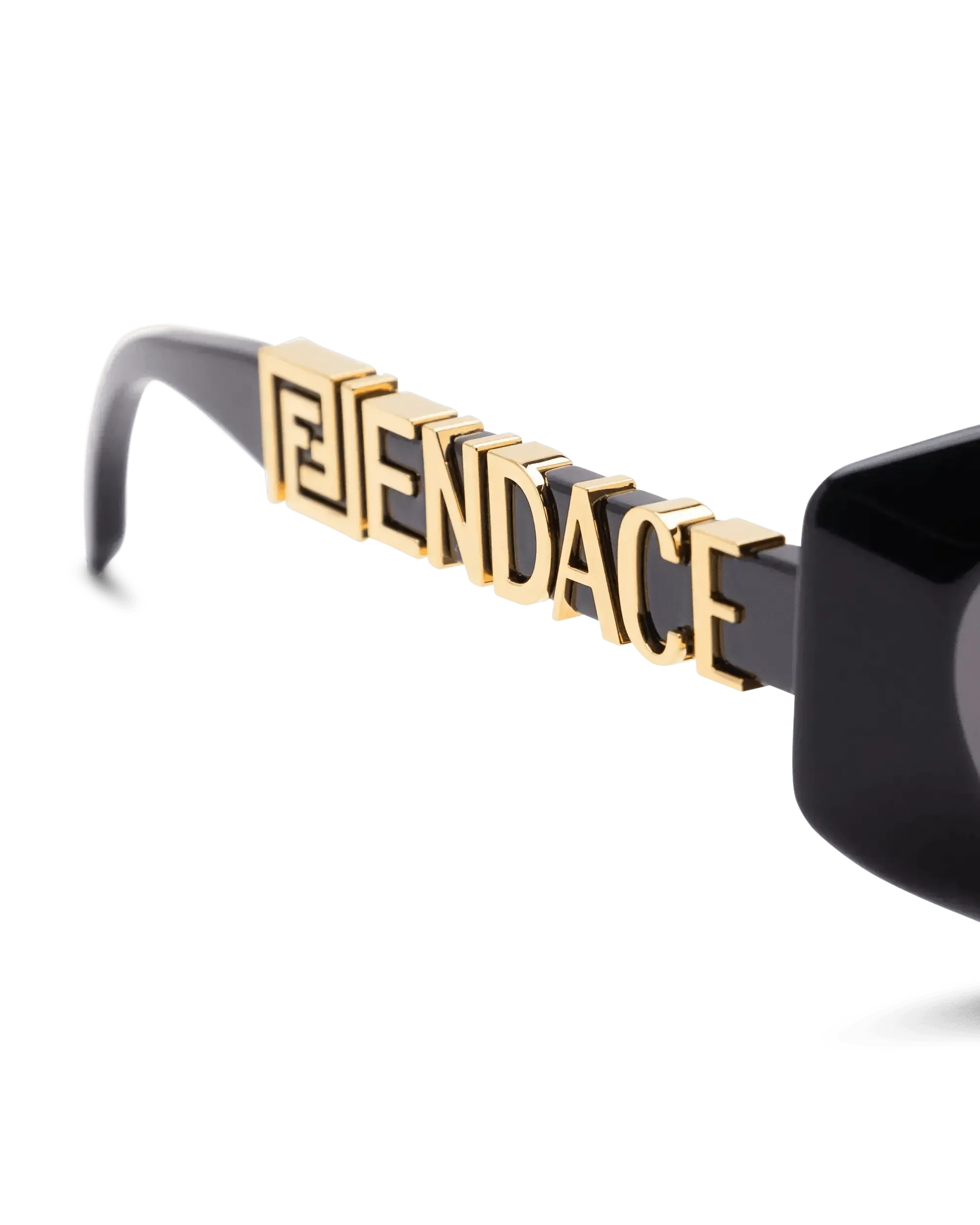 FENDI X VERSACE FENDACE Cat Eye Sunglasses for Women - Luxury Designer Fashion Sunglasses for Summer, Beach & Outdoor Activities