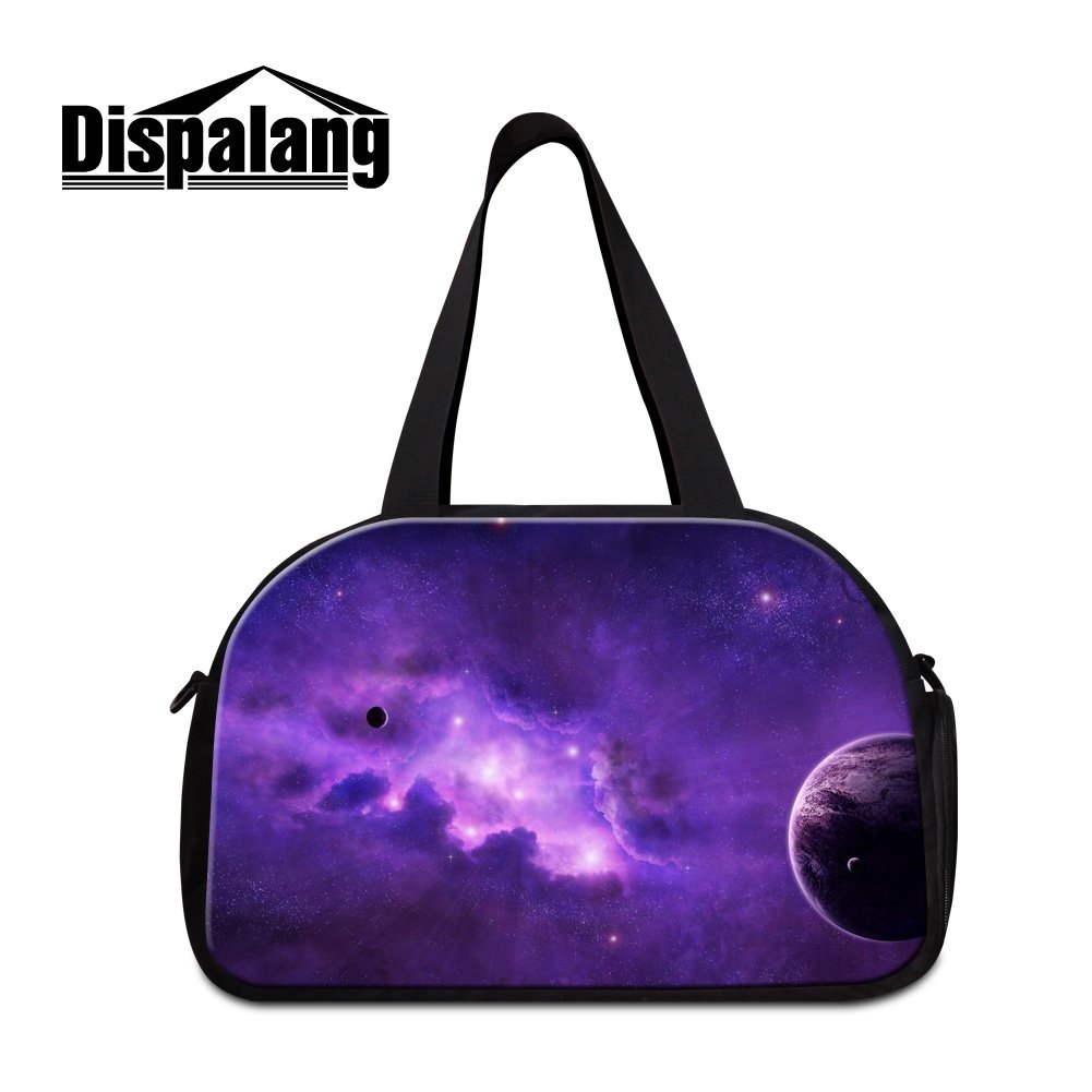 Galaxy Print Gym Bag for Women & Men - Durable Sports Duffle Shoulder Bag for Workout, Travel & Fitness - Personalized Athletic Gear for Gym, Yoga & Outdoor Activities