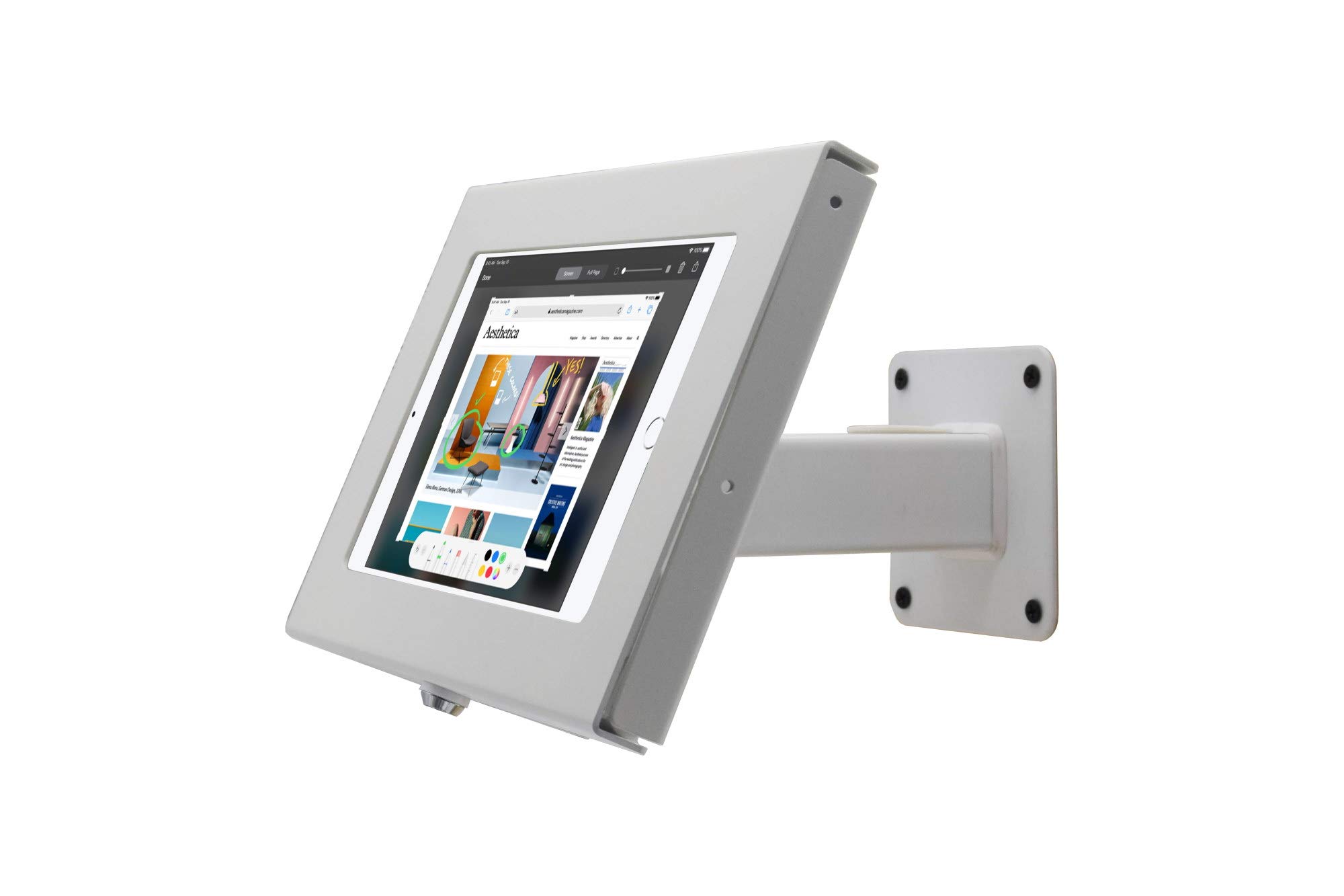 TABcare Locking Anti-Theft Metal Security Case for Samsung Galaxy TAB 8.7