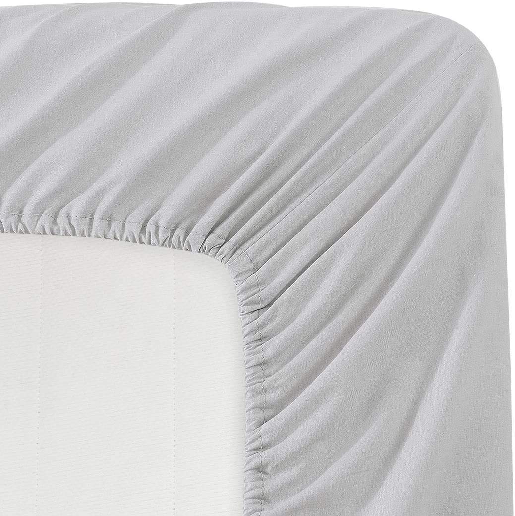 Premium 600 Thread Count 100% Long Staple Cotton Sheet Set - 4 Piece Twin XL Bedding Set with Deep Pockets (Fits Mattress Up to 14