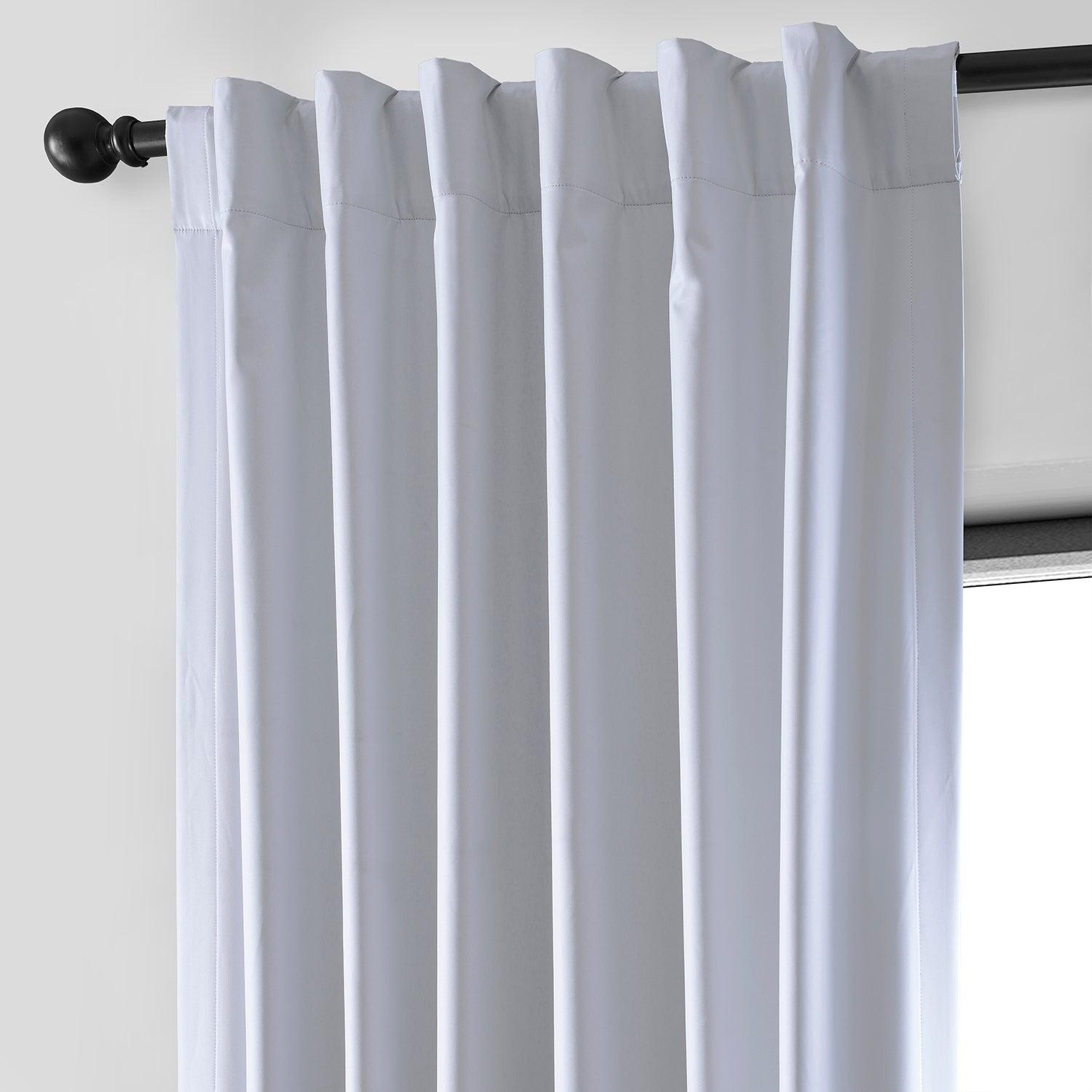 Off White Hotel Blackout Curtains - Premium Light Blocking Window Drapes for Bedroom & Home Theater - Noise Reducing & Energy Efficient