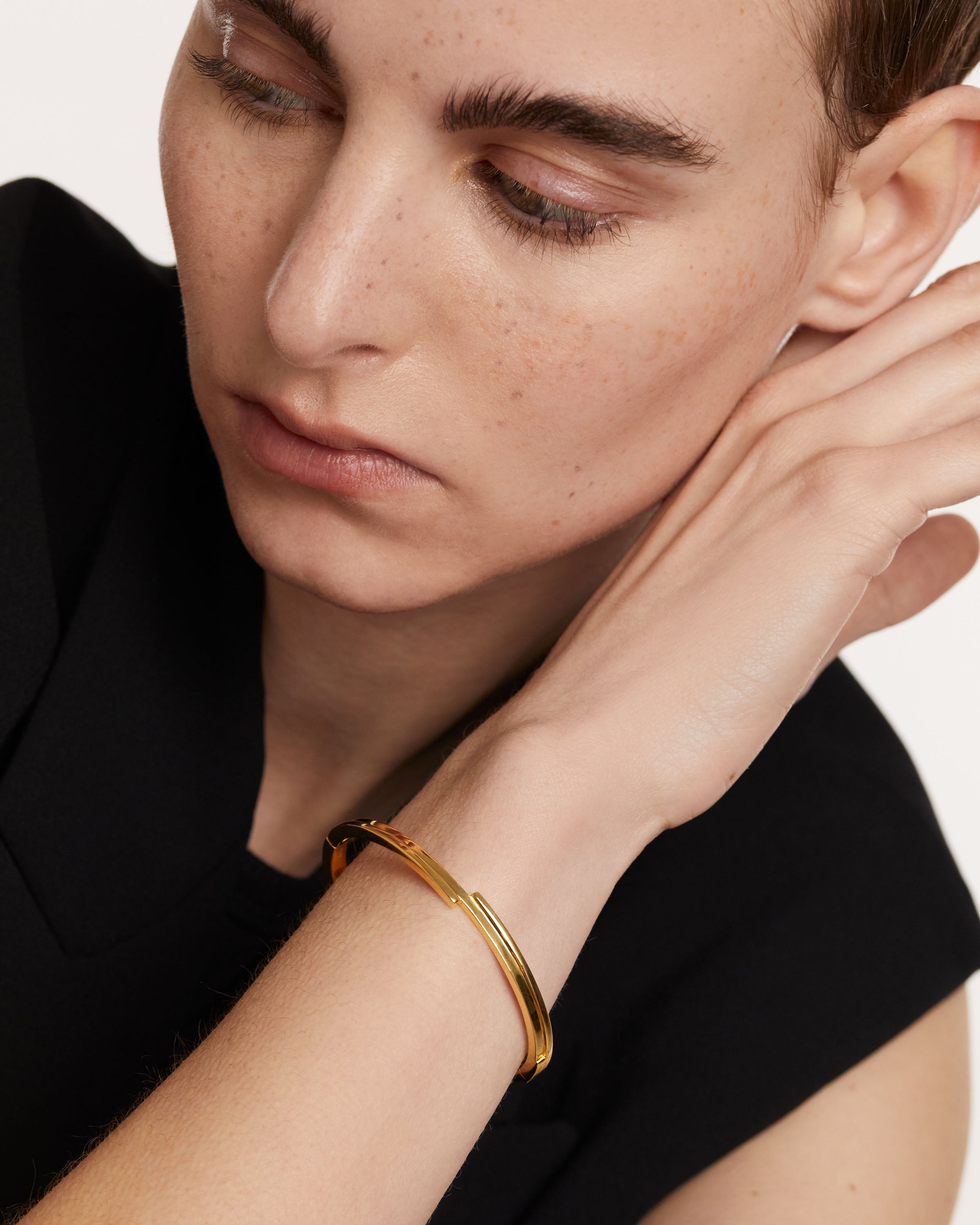 Genesis Bangle Bracelet for Women - Elegant Gold & Silver Cuff Bangles - Perfect for Parties, Weddings & Everyday Wear