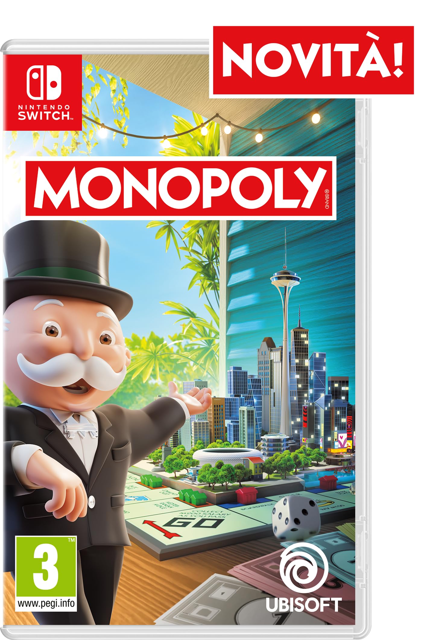 Monopoly 2024 Edition for Nintendo Switch - Family Board Game Video Game | Fun Multiplayer Party Game for Kids & Adults | Perfect for Game Nights & Holiday Gatherings