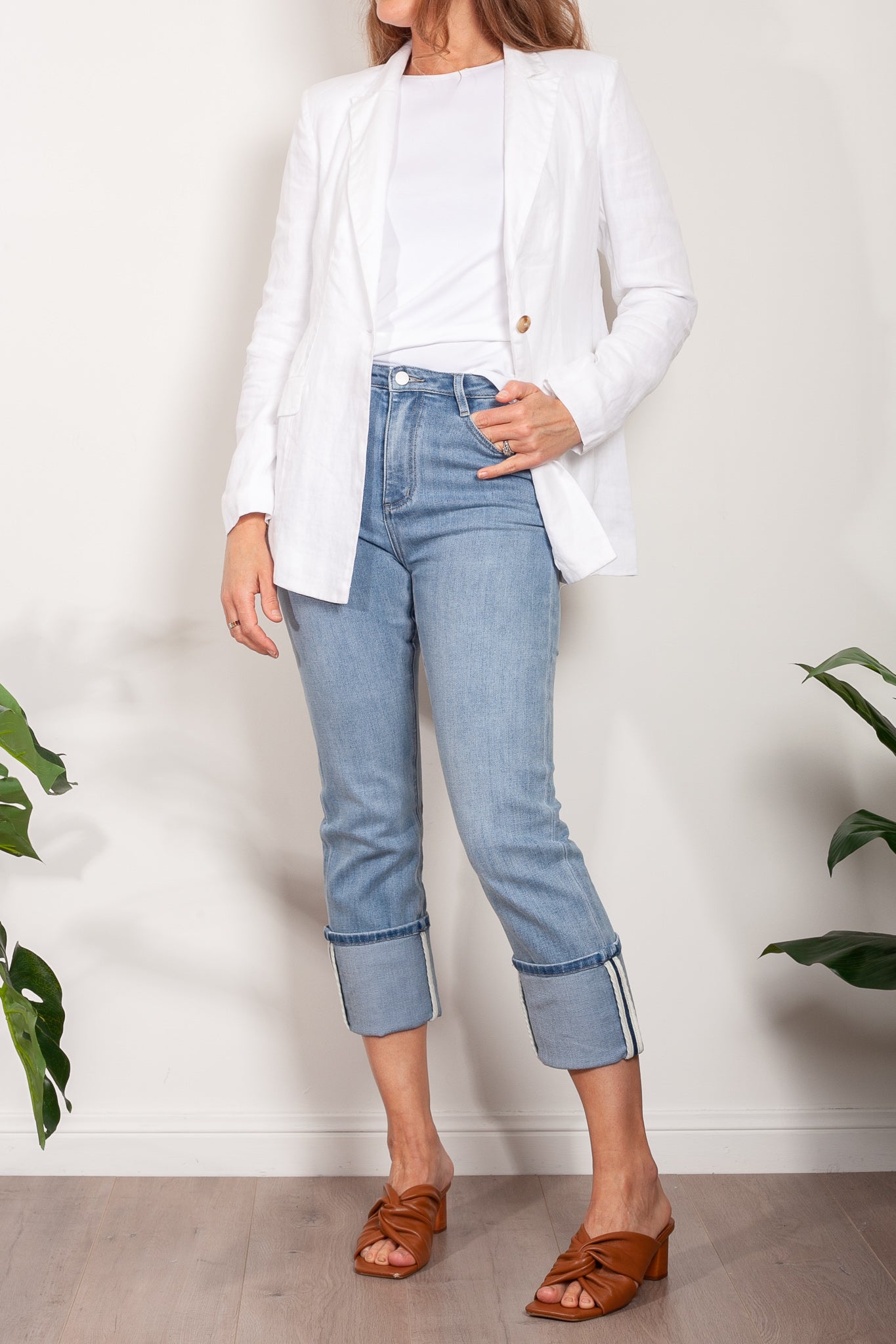 Zoe Kratzmann Women's High Waist Stretch Denim Journey Jeans - Perfect for Travel, Work & Casual Wear