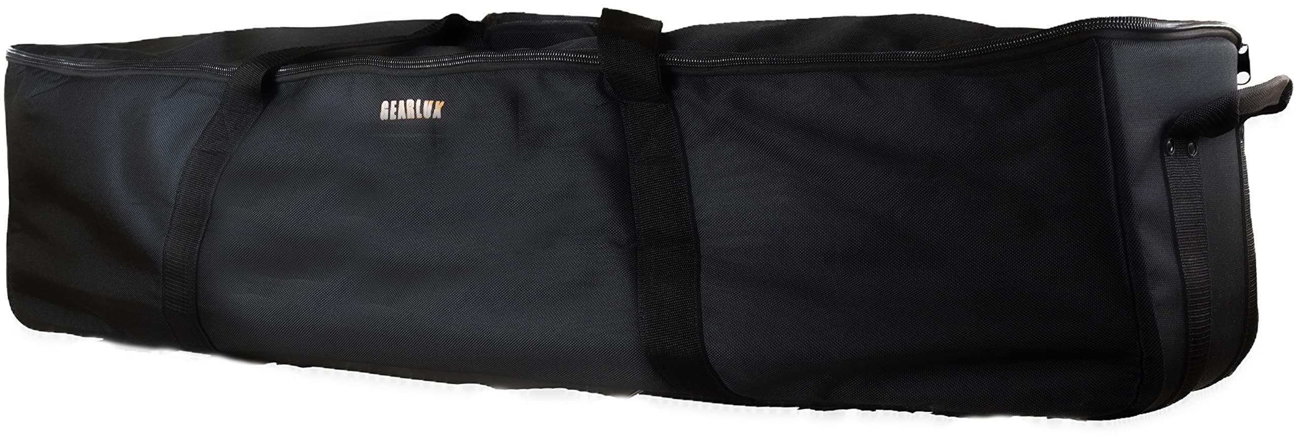 Gearlux Deluxe Rolling Equipment Carry Bag for Hardware & Stands - Heavy Duty Wheeled Storage Solution for Tools, Music Gear & Event Equipment