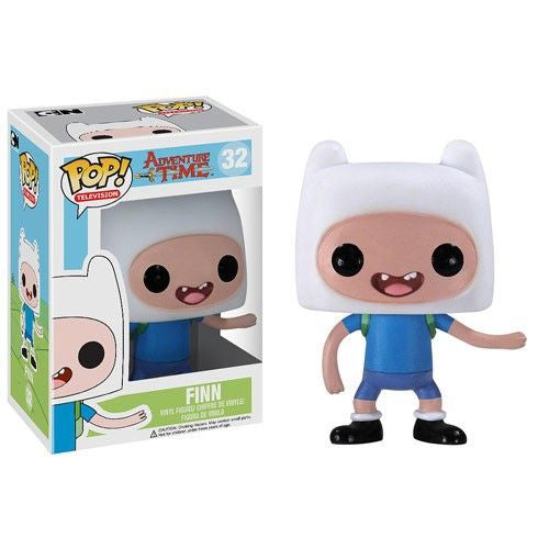 Adventure Time Pop! Vinyl Figure - Finn #32 Collectible Toy - Perfect for Display, Gifts & Anime Fans