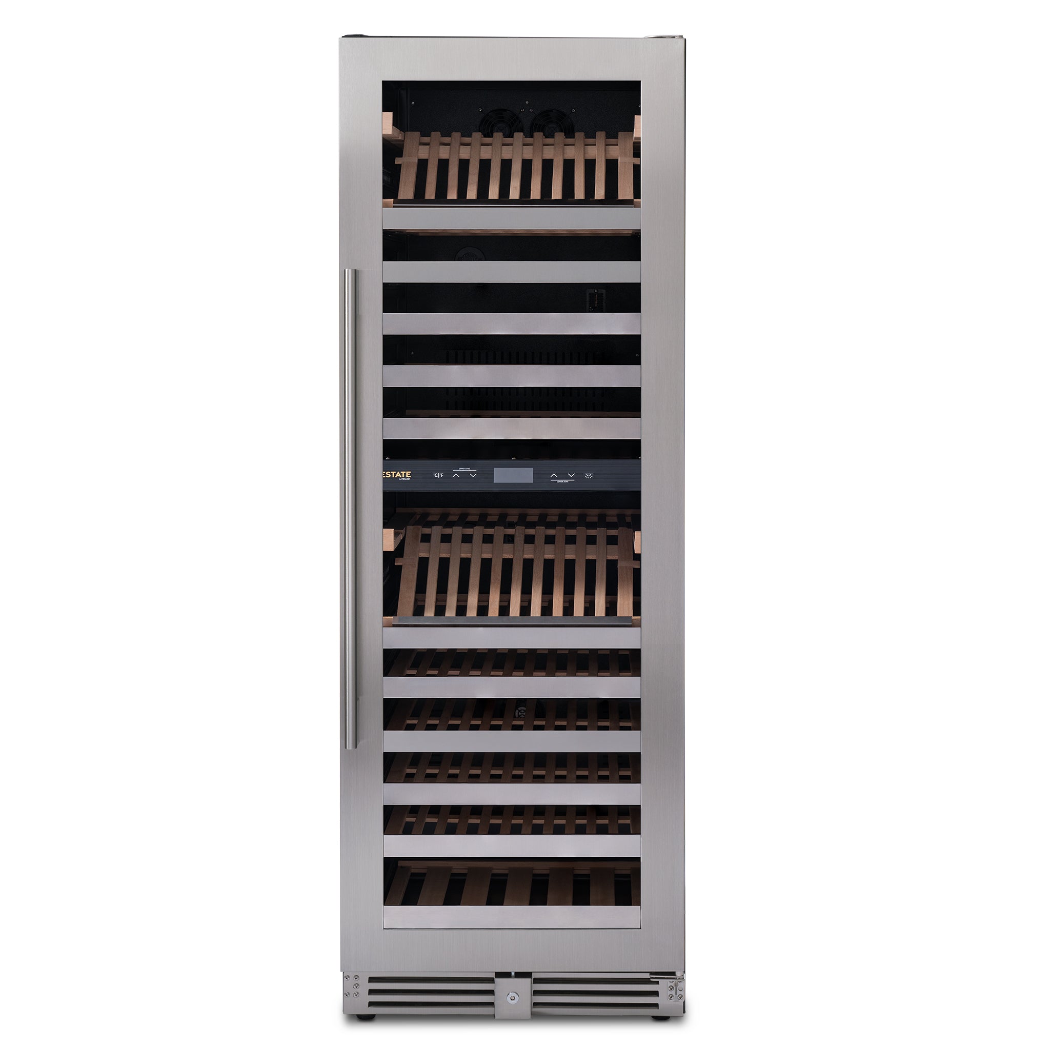 Newair® ESTATE 160 Bottle Freestanding Stainless Steel Wine Cooler Refrigerator - Perfect for Home Bars, Wine Cellars & Entertaining Spaces