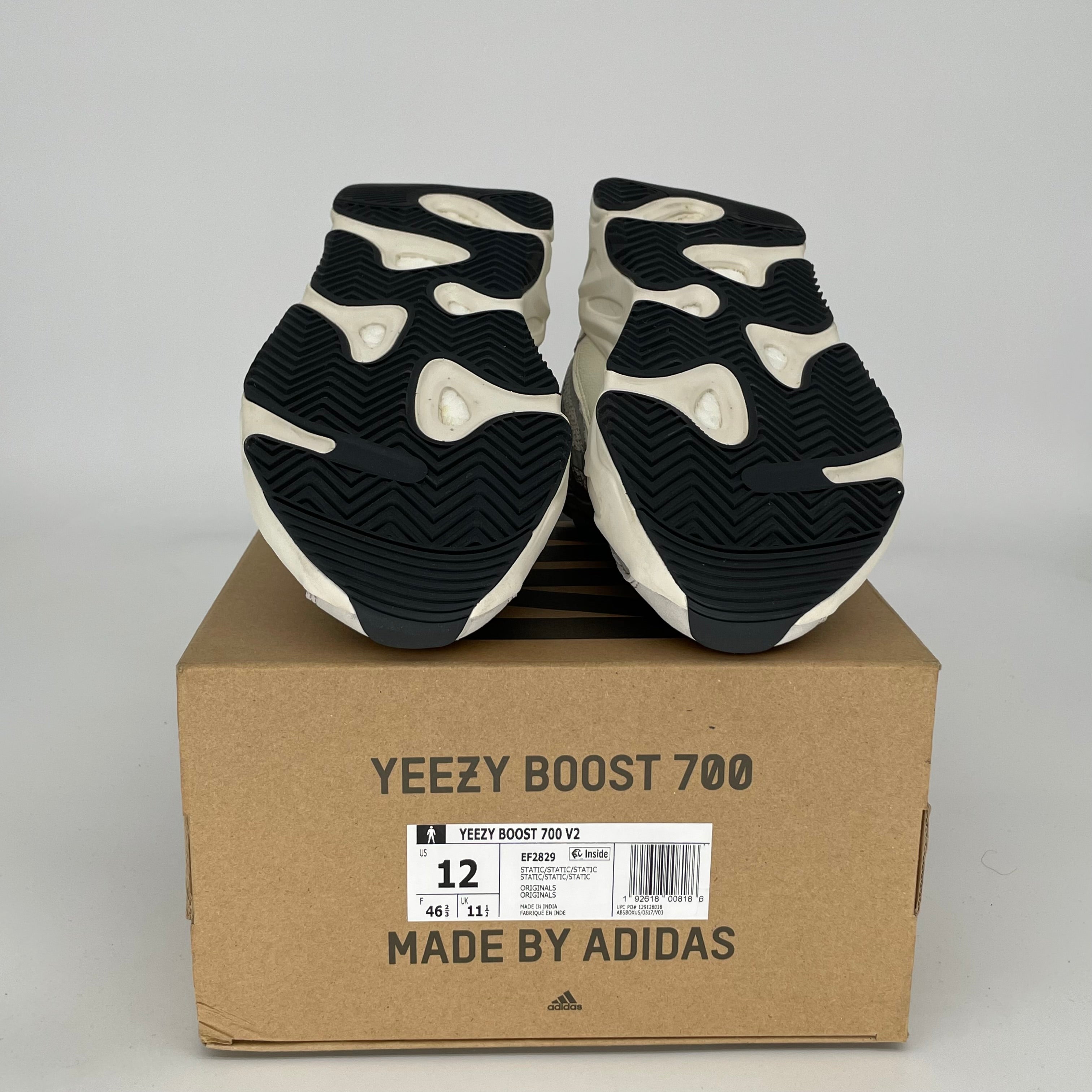Adidas Yeezy Boost 700 V2 'Static' Men's Sneakers - Size 12 (EF2829) | Comfortable Running Shoes for Casual Wear & Street Style Fashion