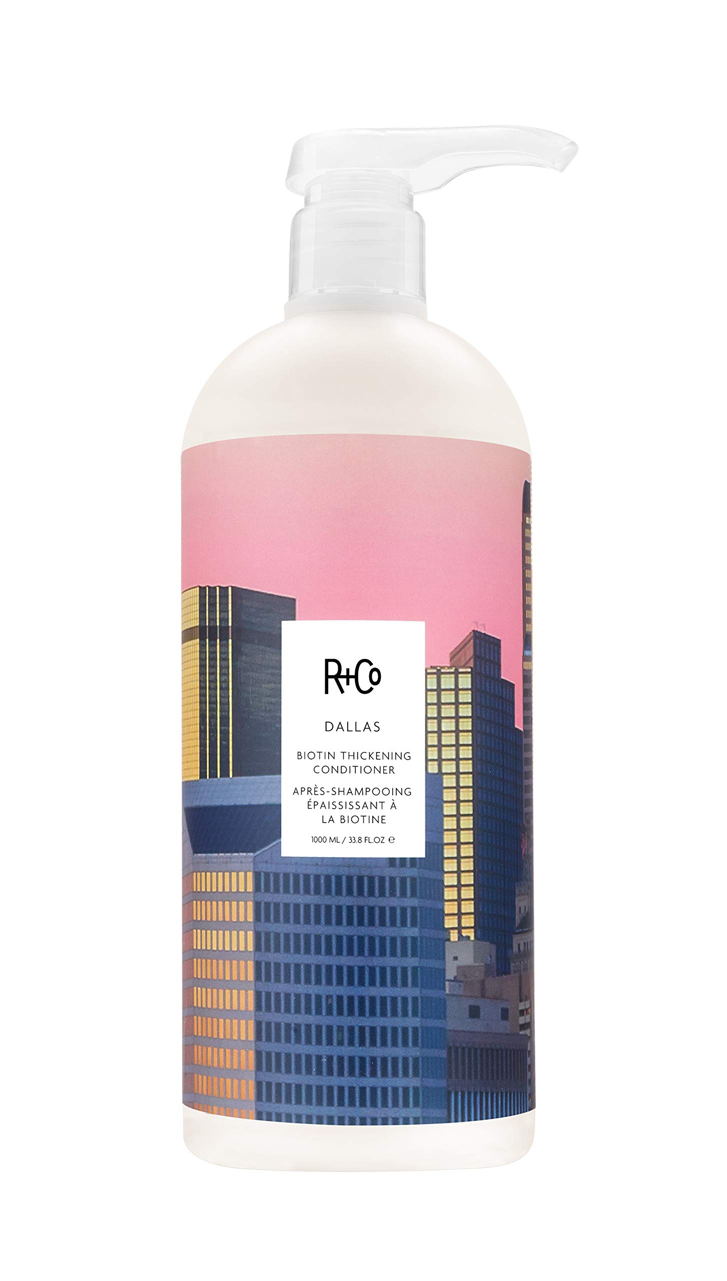 R+Co Dallas Biotin Thickening Conditioner for Fine Hair - Weightless Hydration, Strengthens & Boosts Shine - Vegan & Cruelty-Free Formula - Perfect for Daily Use & Volumizing Hair Care Routine