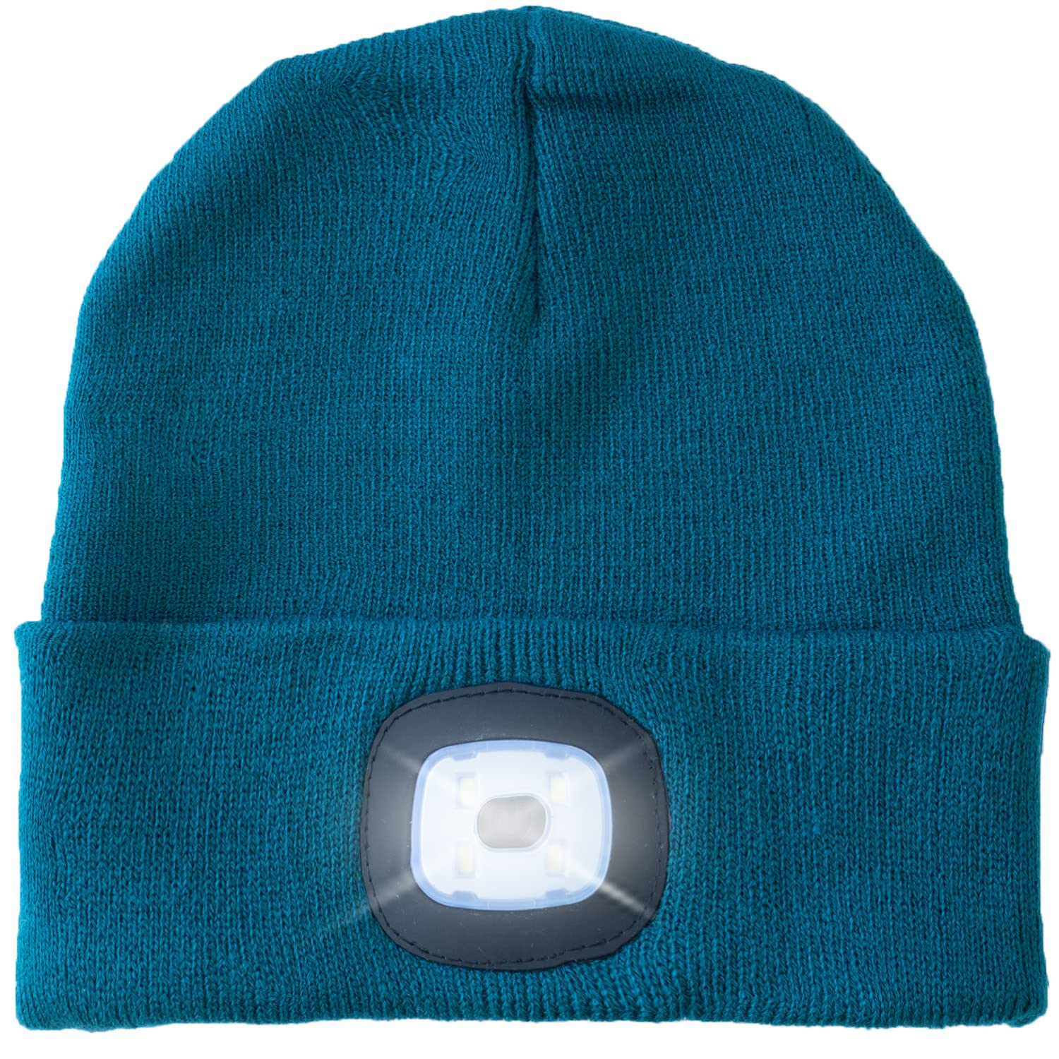 Roq Innovation Headlightz - Rechargeable LED Beanie Hat with Built-in Light for Men & Women | Perfect for Camping, Hiking, Running & Outdoor Activities