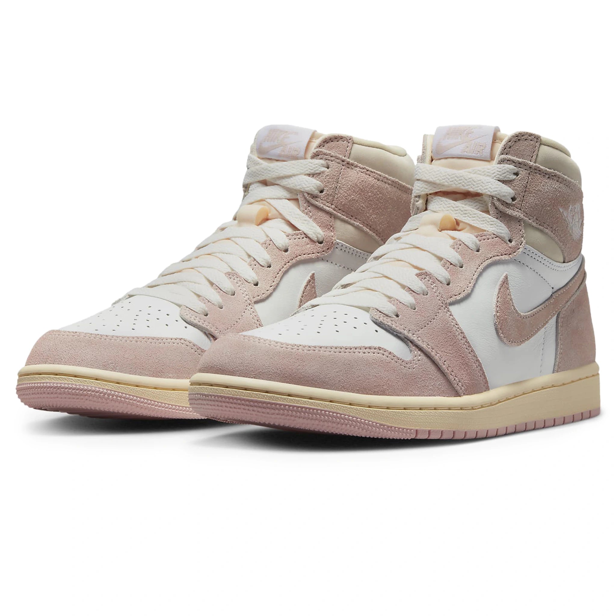 Air Jordan 1 Retro High OG Washed Pink Women's Basketball Shoes - Stylish Sneakers for Casual Wear, Street Fashion & Sports Performance