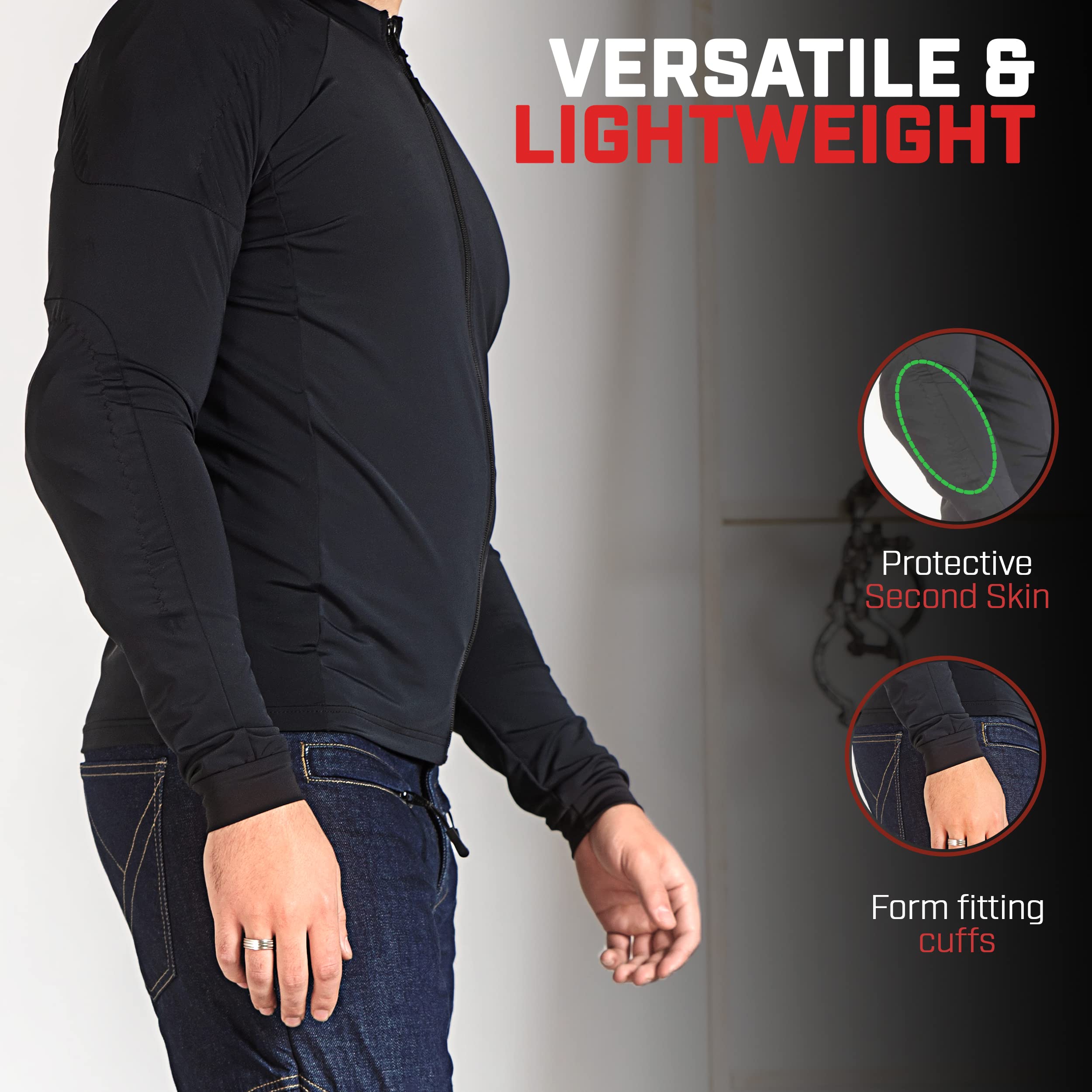 CE Certified Unisex Motorcycle Armored Shirt - Summer Riding Protection with Removable Pads for Adventure & Commuting
