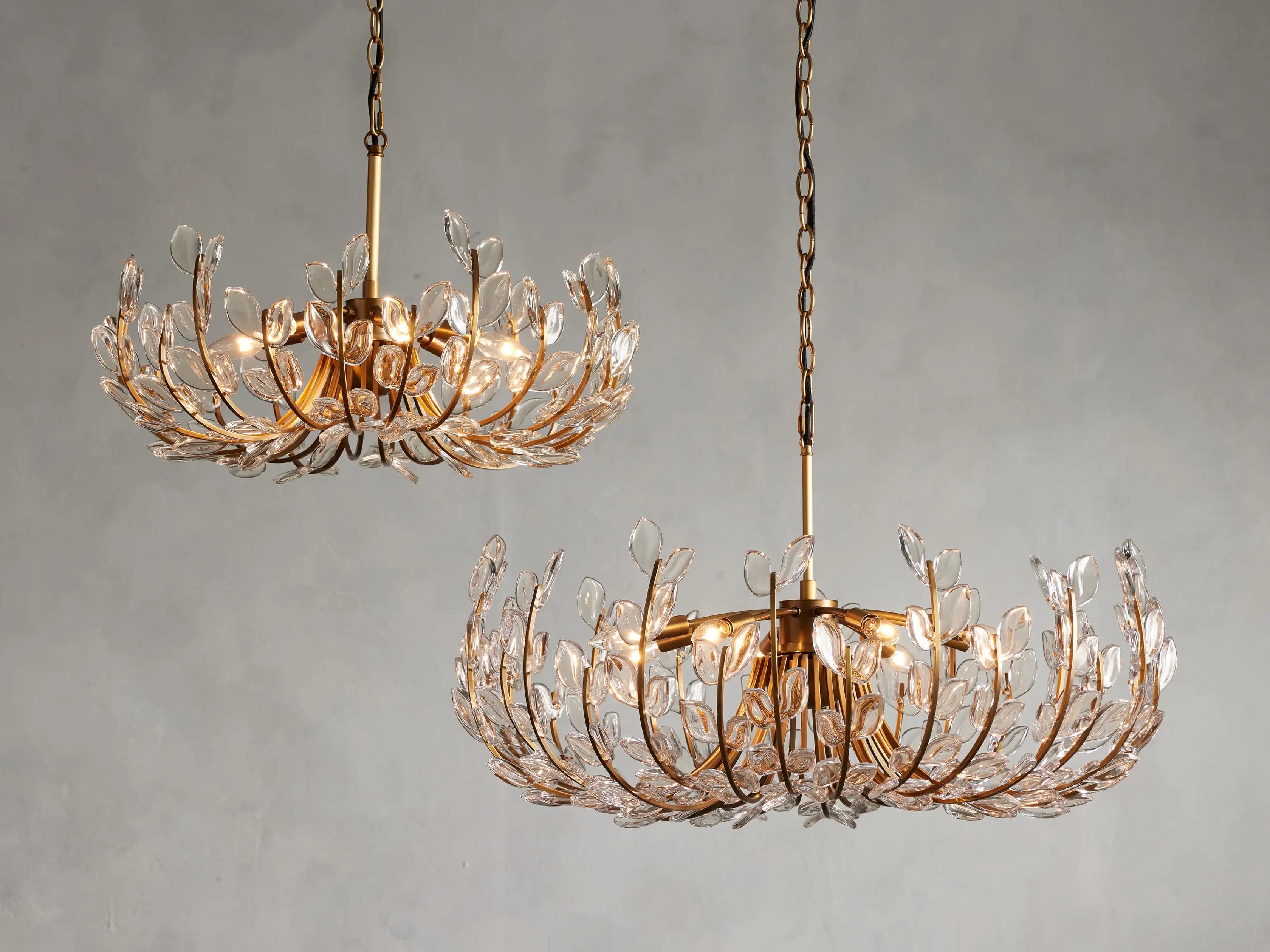 Adela 8-Light Crystal Chandelier for Dining Room - Modern Elegant Ceiling Light Fixture with Clear Glass Shades - Perfect for Home, Bedroom, Living Room & Wedding Decor