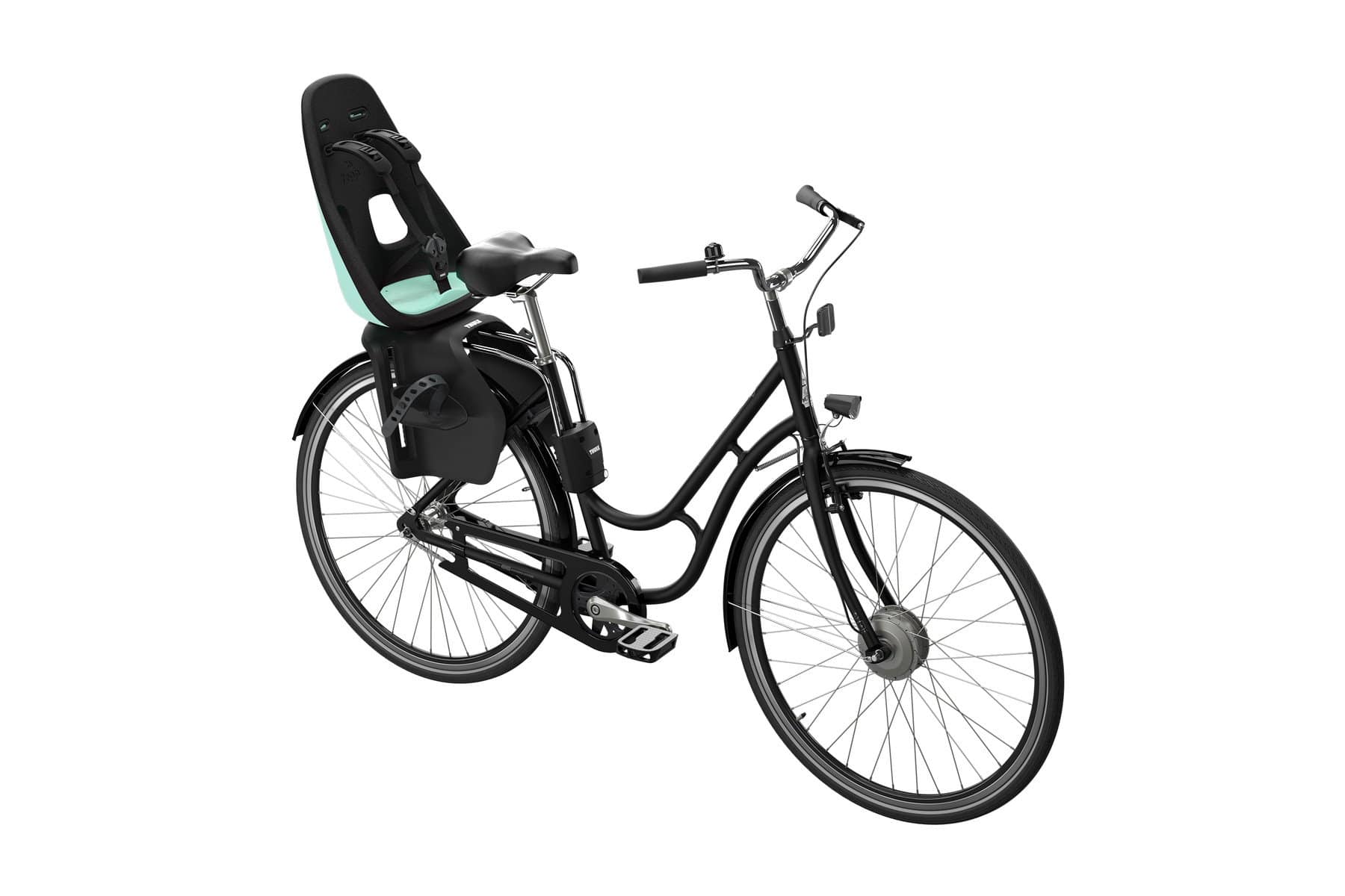 Thule Yepp Nexxt Maxi Frame Mount Child Bike Seat - Safe & Comfortable Toddler Bicycle Carrier for Ages 1-6 Years | Perfect for Family Cycling Adventures & Commuting
