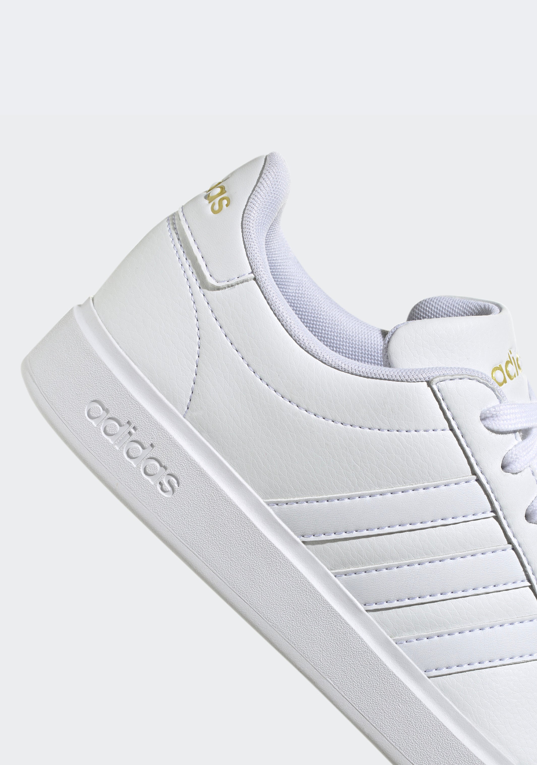 Adidas Women’s Grand Court 2.0 Tennis Shoes - White & Black Classic Sneakers for Women | Comfortable Athletic Shoes for Running, Gym Workouts & Casual Wear