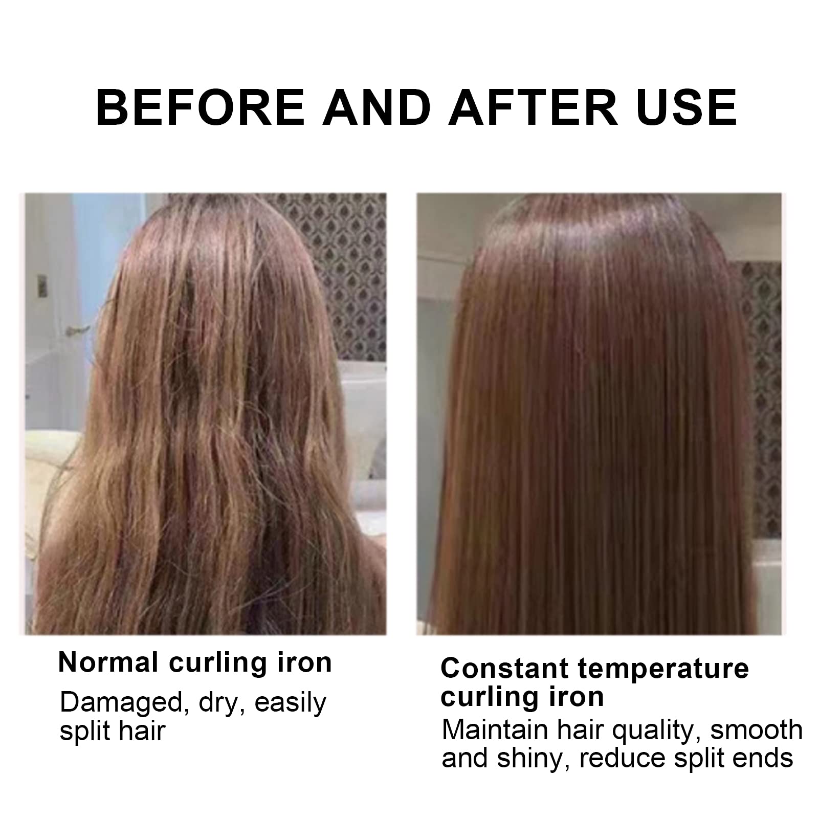 Professional Dual-Purpose Hair Straightener & Curler - Fast Heating, Constant Temperature Styling Iron for Salon & Home Use - Perfect for Smoothing, Curling & Styling Hair Daily