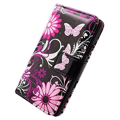 Premium Butterfly Flip Leather Wallet Case for iPhone 11 Pro - Slim Protective Cover with Credit Card Slots, ID Holder & Kickstand | Perfect for Work, Travel & Everyday Use