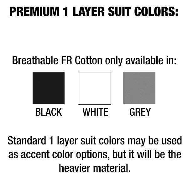 SFI 3.2A/1 Certified 1 Layer Custom Racing Suit - High Performance Fireproof Driving Suit for Motorsports, Drag Racing & Track Days