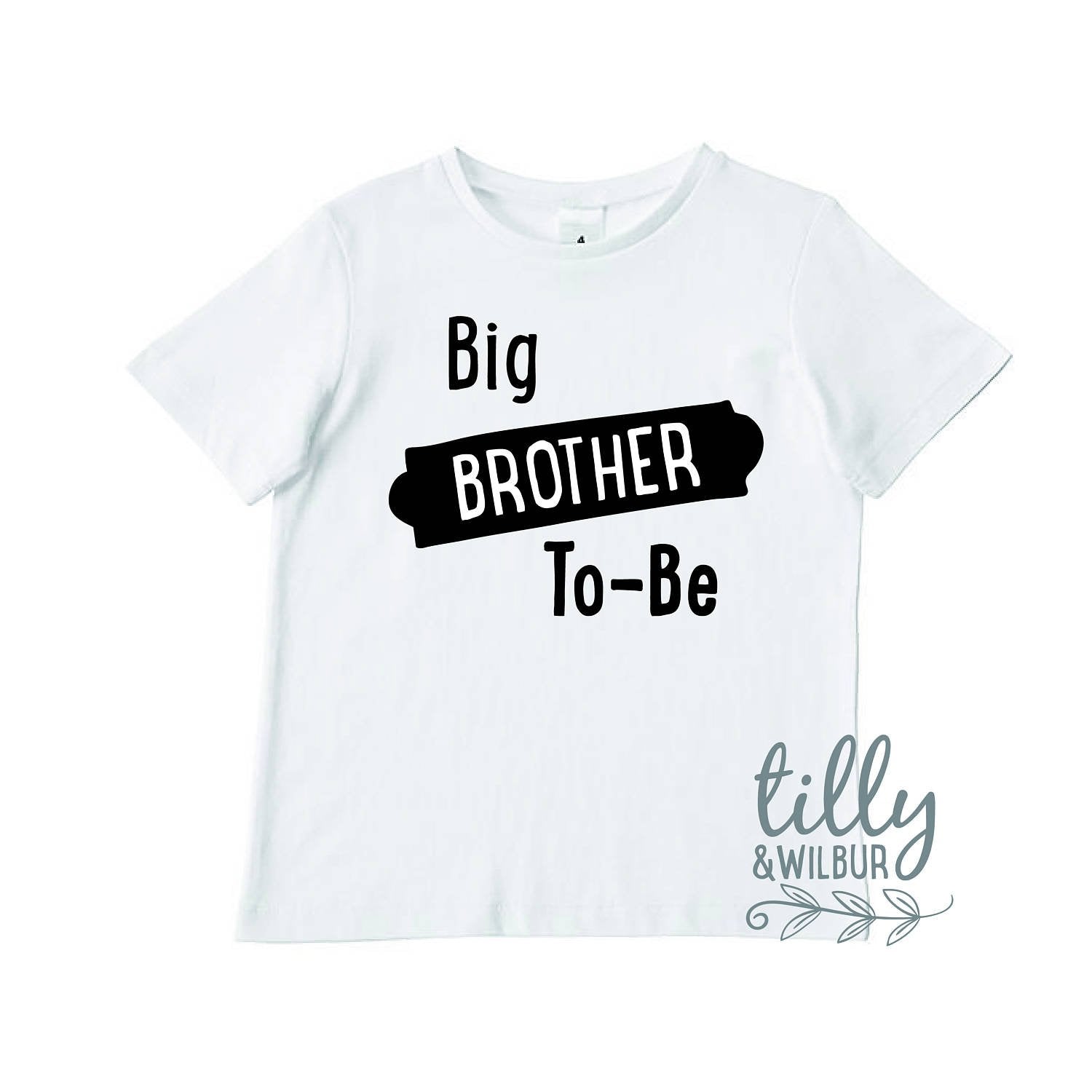 Big Brother To Be Boys T-Shirt - Funny Pregnancy Announcement Gift for Expecting Siblings - Perfect for Gender Reveal Parties & Newborn Photos