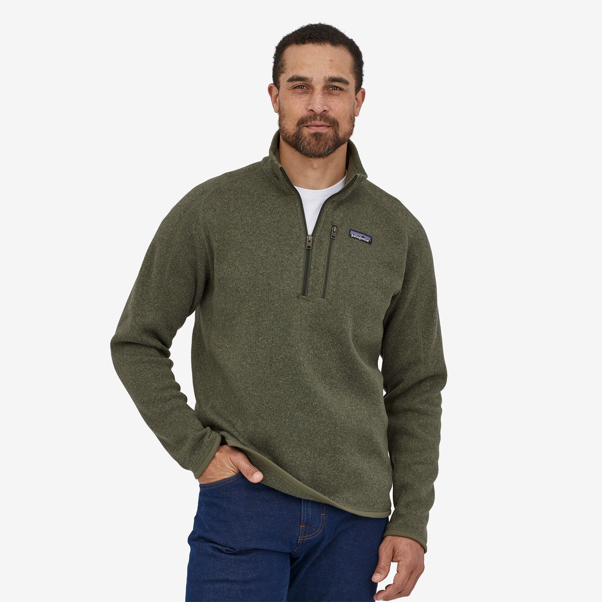 Men's Better Sweater® 1/4 Zip Fleece Jacket - Lightweight Warm Pullover for Hiking & Outdoor Activities (Style 25523)