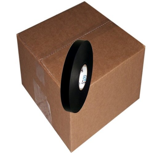 Premium Black Crepe Paper Tape 1 Inch x 300 Yards (12 Rolls) - Heavy Duty Packaging, Arts & Crafts, Gift Wrapping, Floral Arrangements, DIY Projects