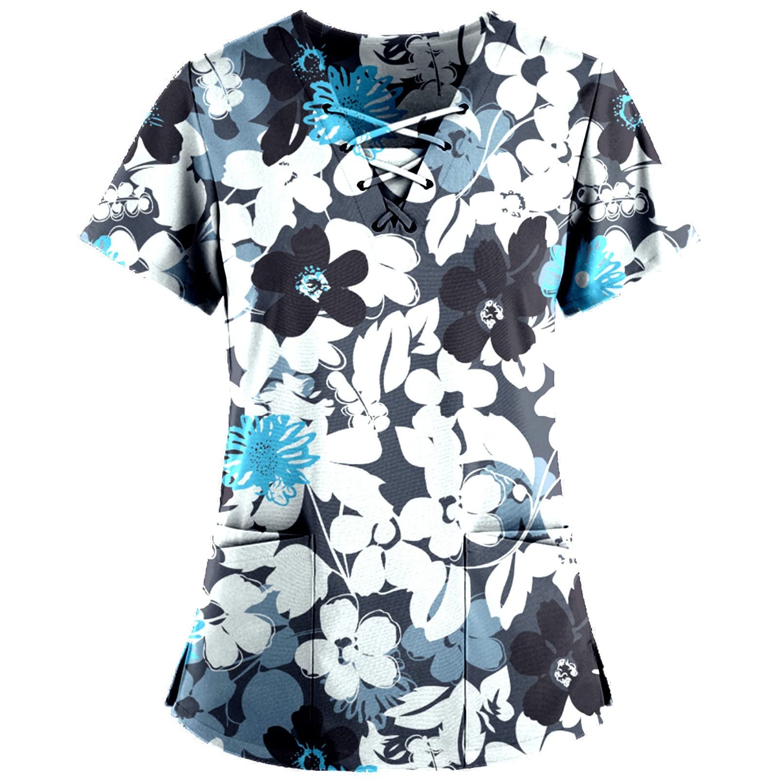 **Plus Size Women's Scrubs - Classic & Comfortable Loose Fit Scrub Tops for Nurses, Medical Professionals & Healthcare Workers**