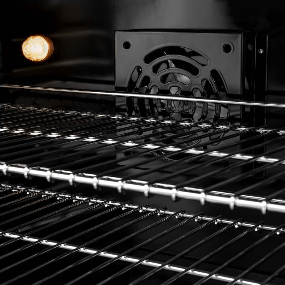 ZLINE Autograph Edition 36-inch 5.2 cu. ft. Dual Fuel Range with 6-Burner Gas Cooktop & Electric Convection Oven - Satin Stainless Steel with Champagne Bronze Accents (HDRSZ 36 CB) - Perfect for Gourmet Cooking & Modern Kitchens